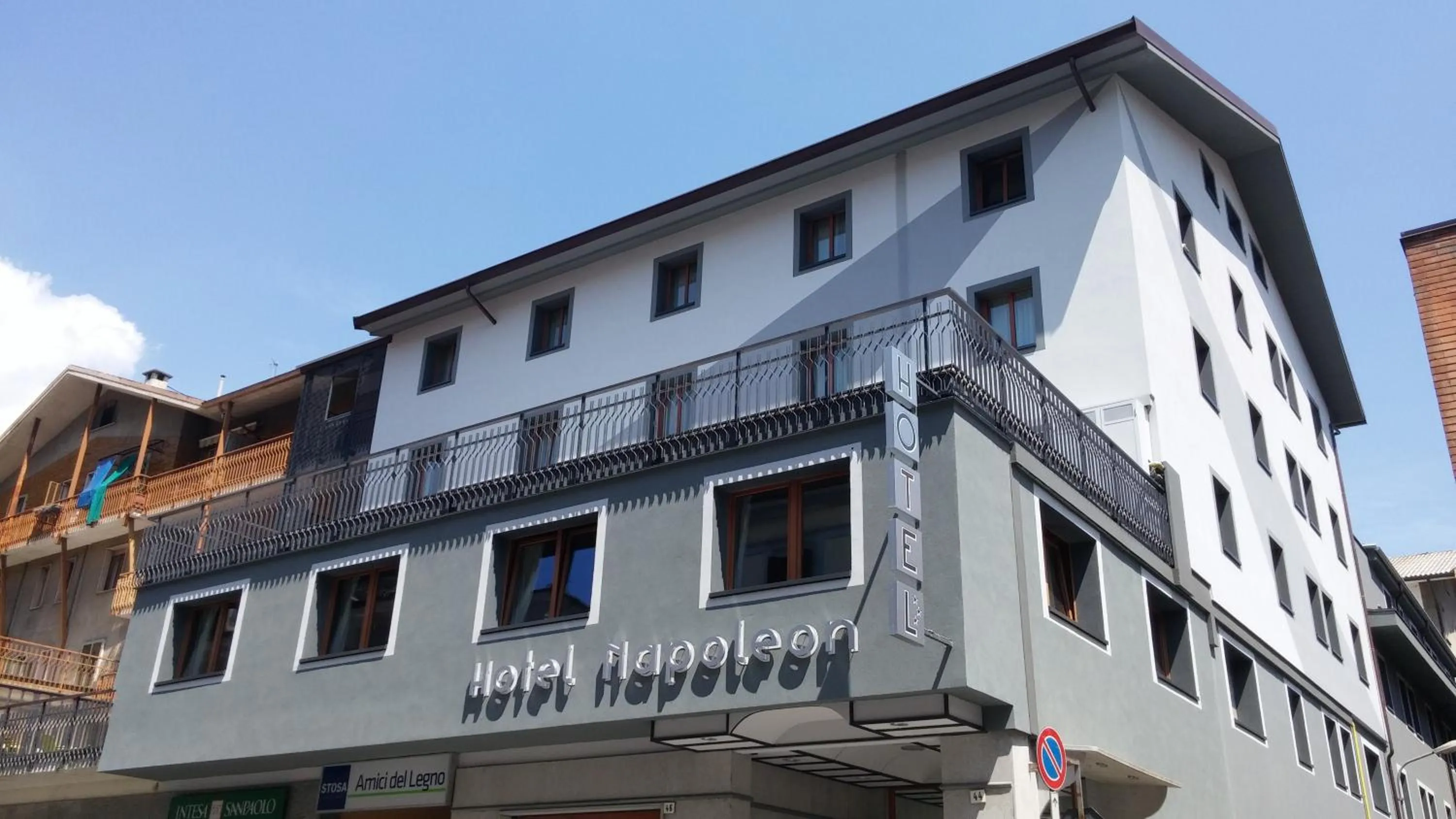 Property building in Hotel Napoleon Susa