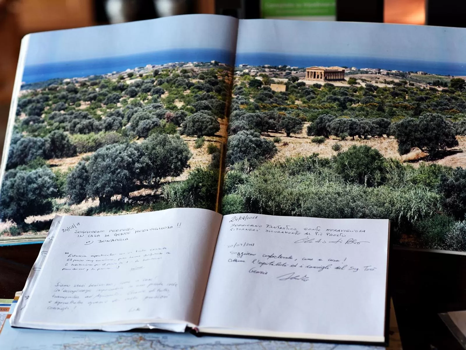 Decorative detail in B&B Villa del Sole Relais