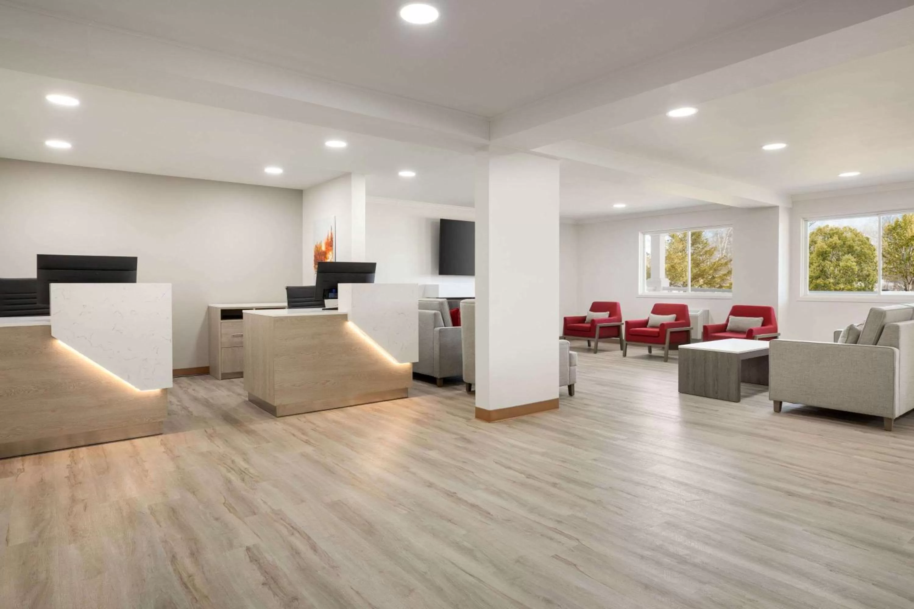 Lobby or reception in Ramada by Wyndham Miramichi New Brunswick