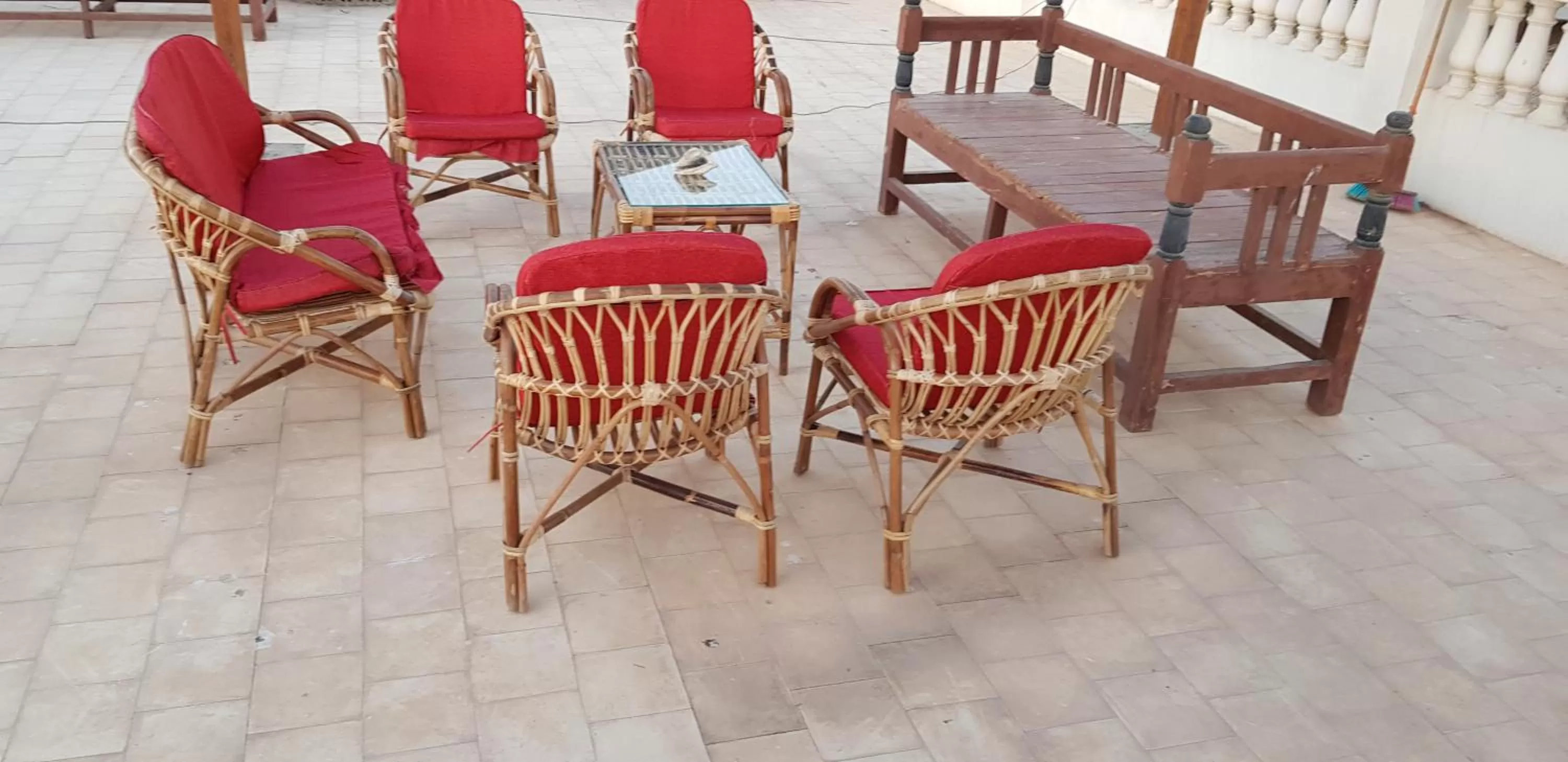 Patio in Taharka Nubian House