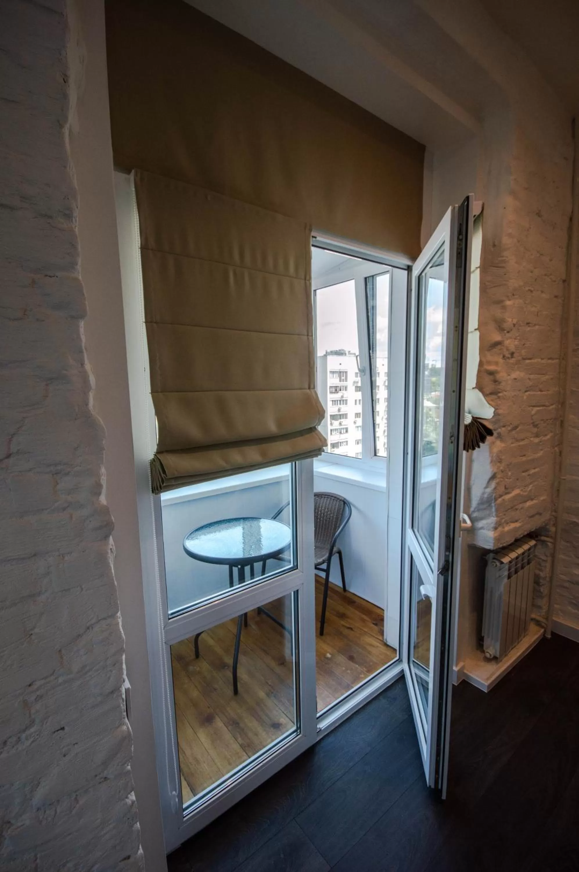 Balcony/Terrace in Kyiv Panorama Apartments near Gulliver