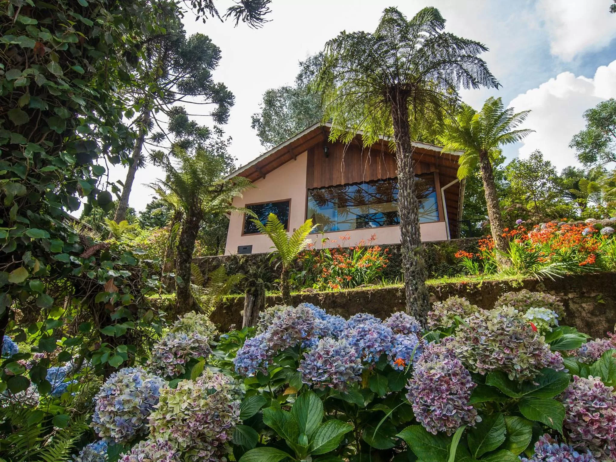 Seating area, Property Building in Pousada Ricanto Amore Mio