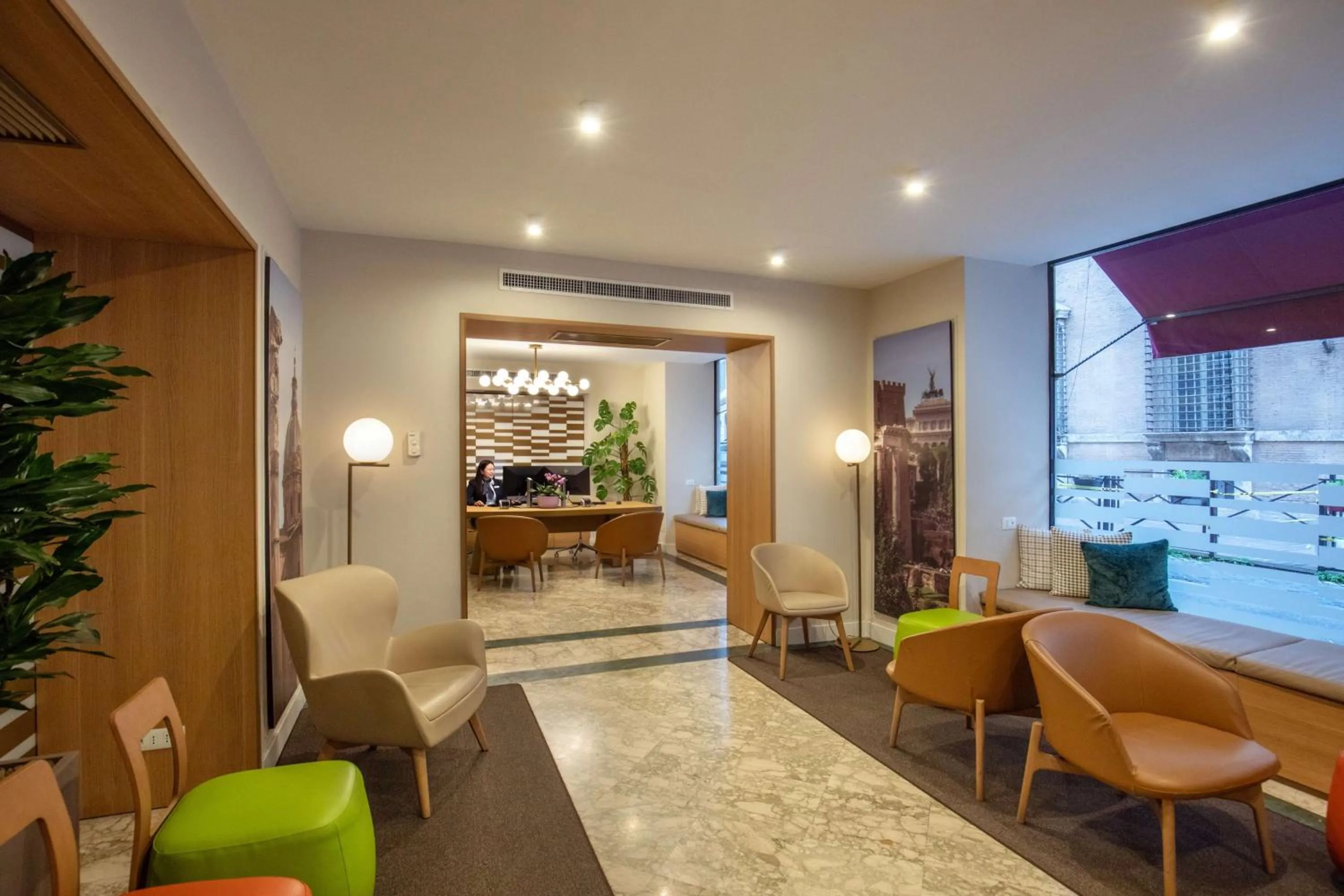 Lobby or reception in Cosmopolita Hotel Rome, Tapestry Collection by Hilton