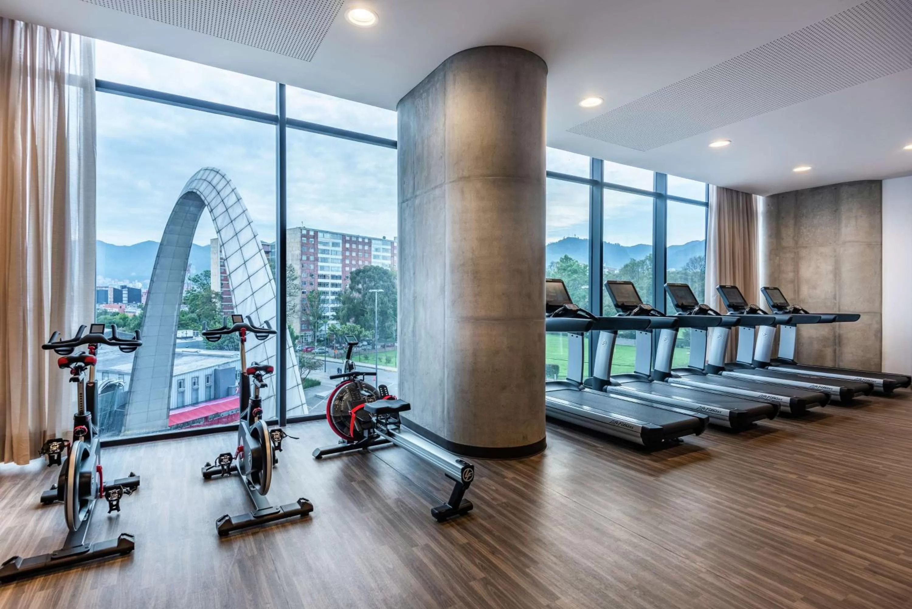 Fitness centre/facilities in Hilton Bogota Corferias