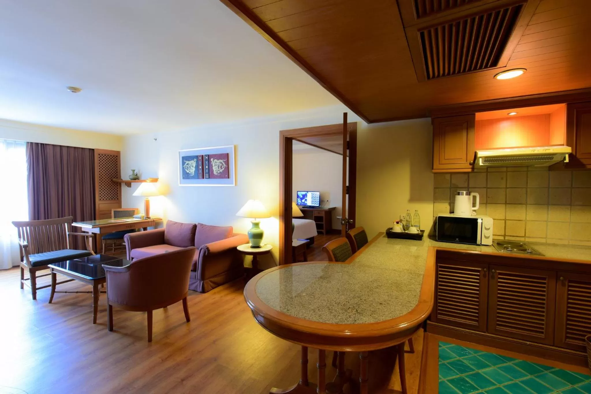 Living room in Silom Serene A Boutique Hotel