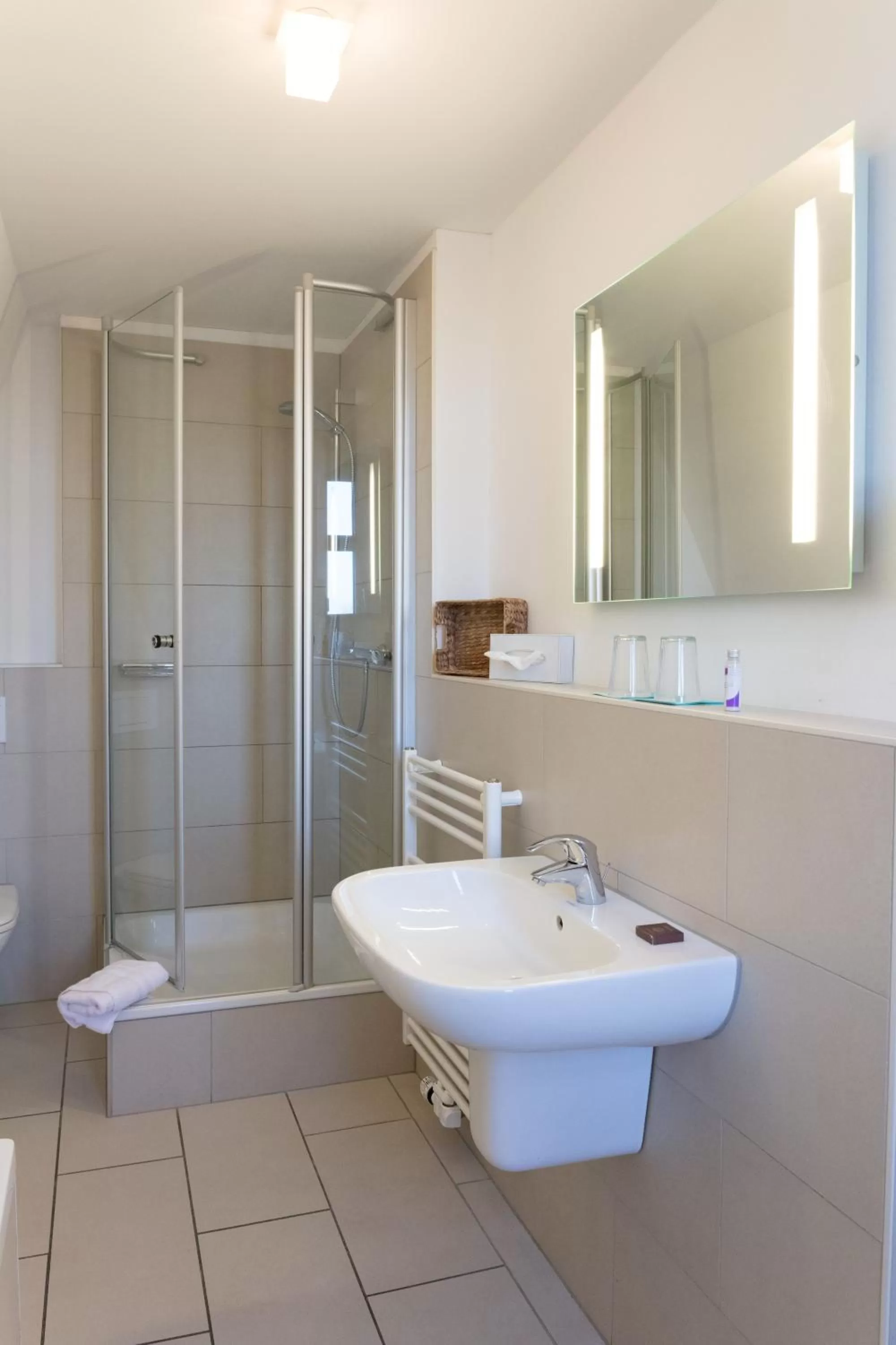 Shower in Hotel 'Das Strandhaus'