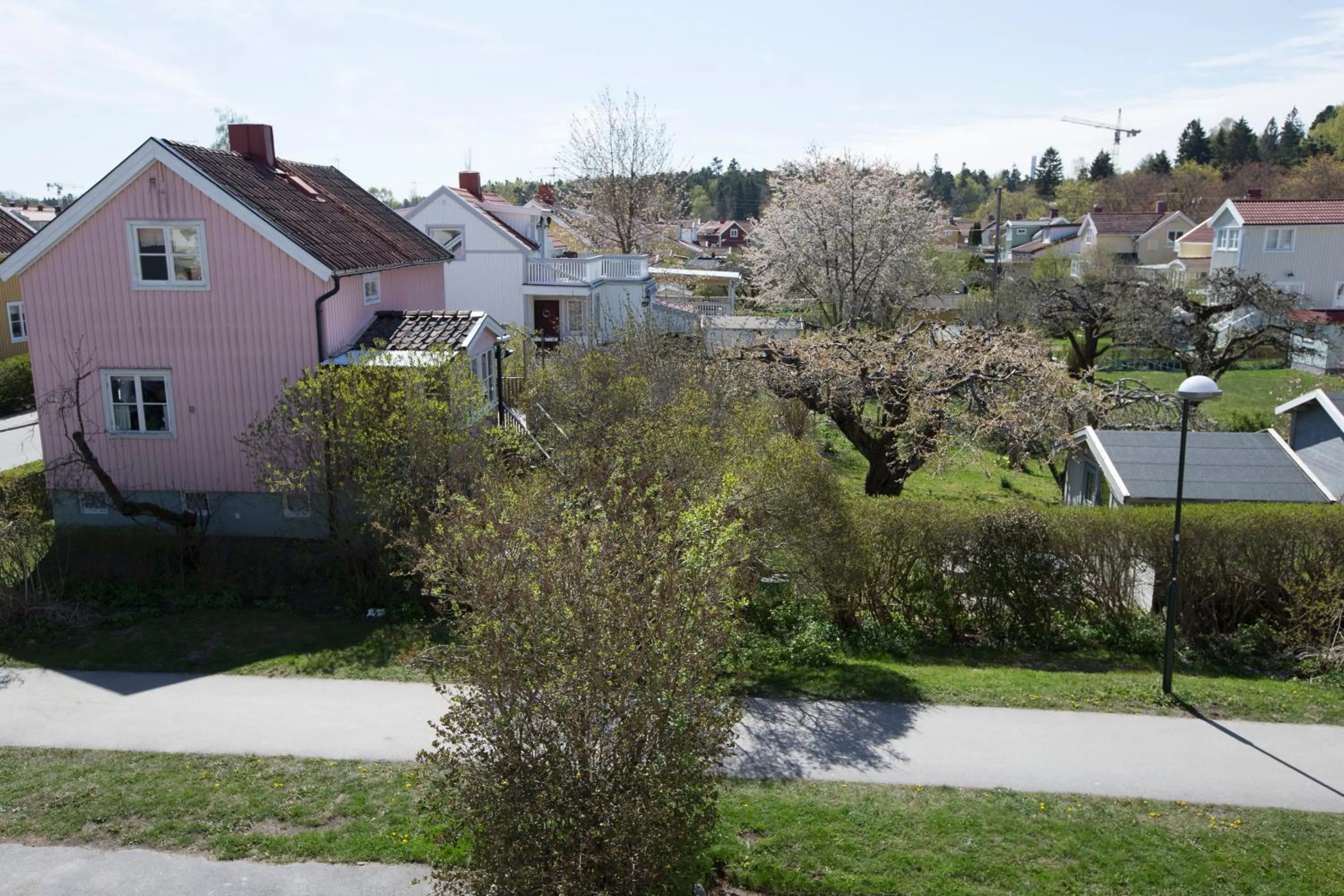 Garden view in Maude´s Hotel Enskede Stockholm