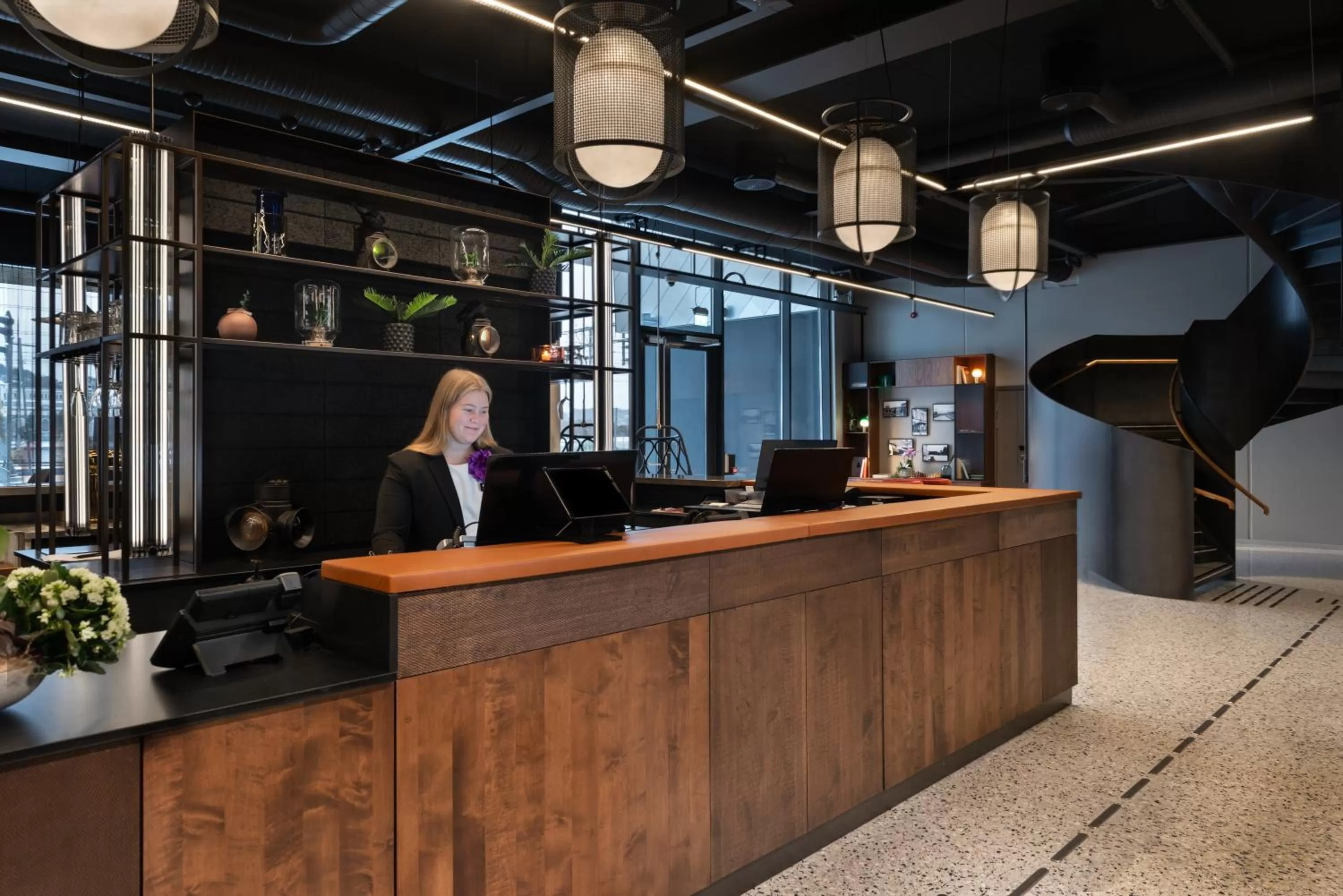 Staff in Quality Hotel River Station