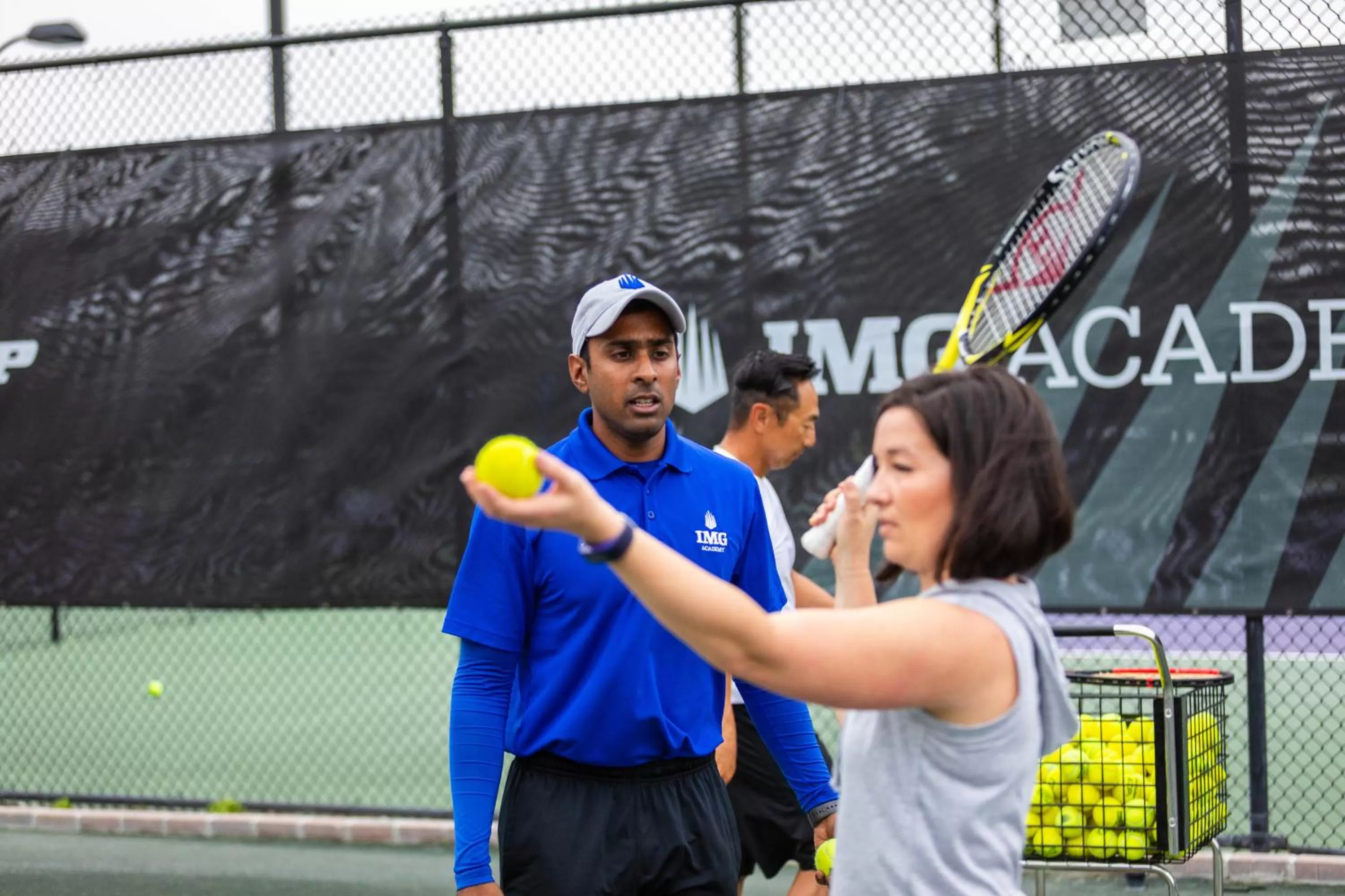 Tennis court in Legacy Hotel at IMG Academy