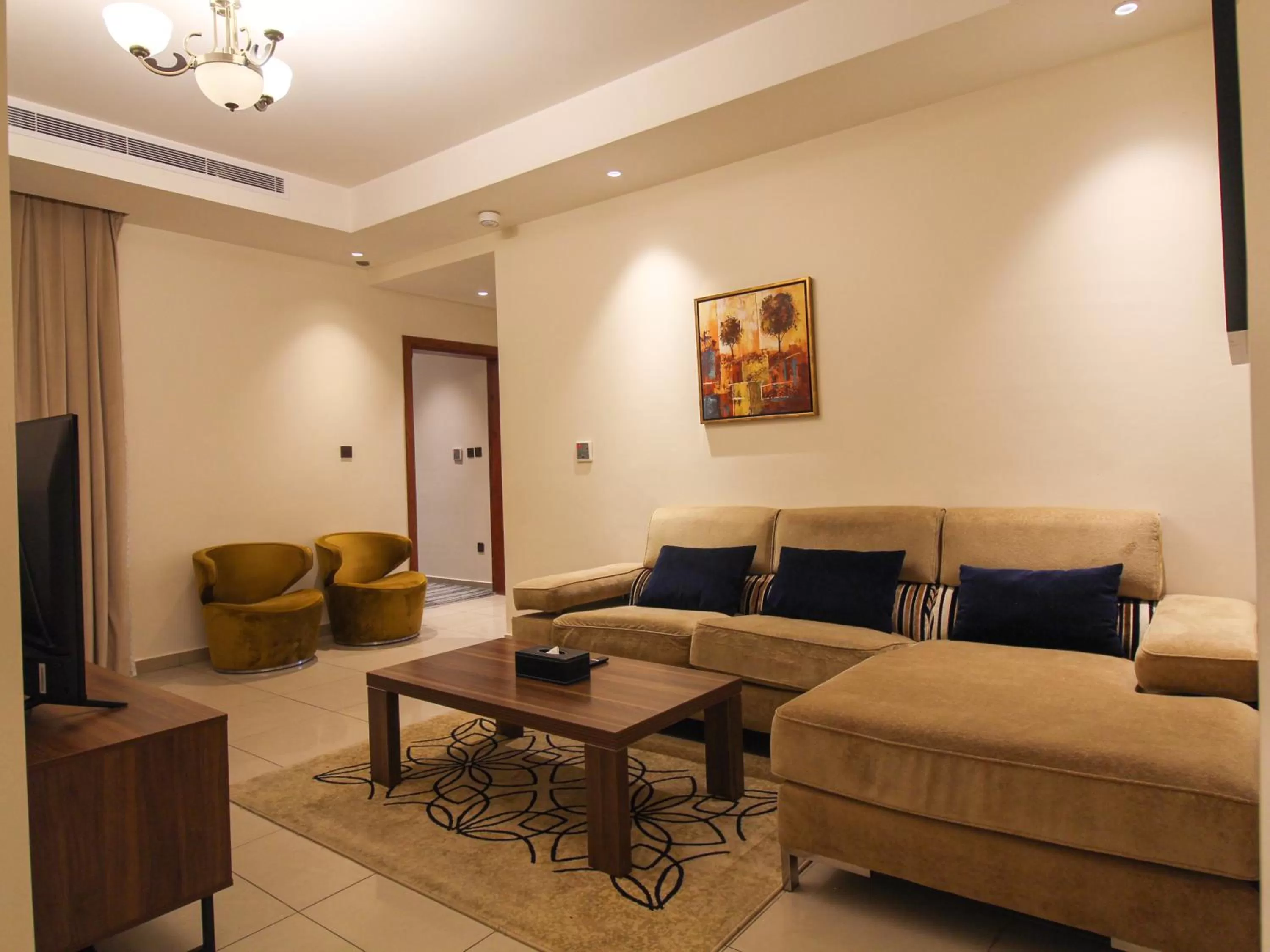 Seating Area in Friesian Hotel Suites