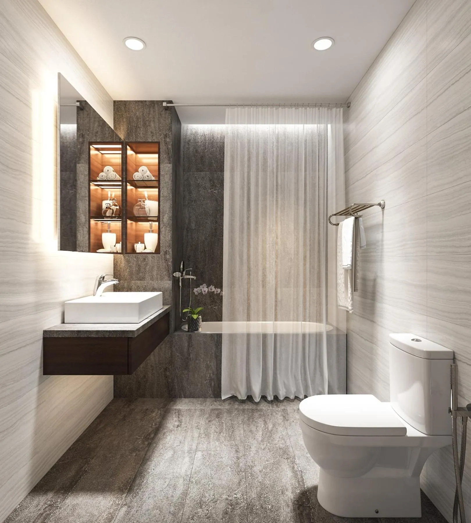 Bathroom in Ha Noi Hotel near Tan Son Nhat International Airport