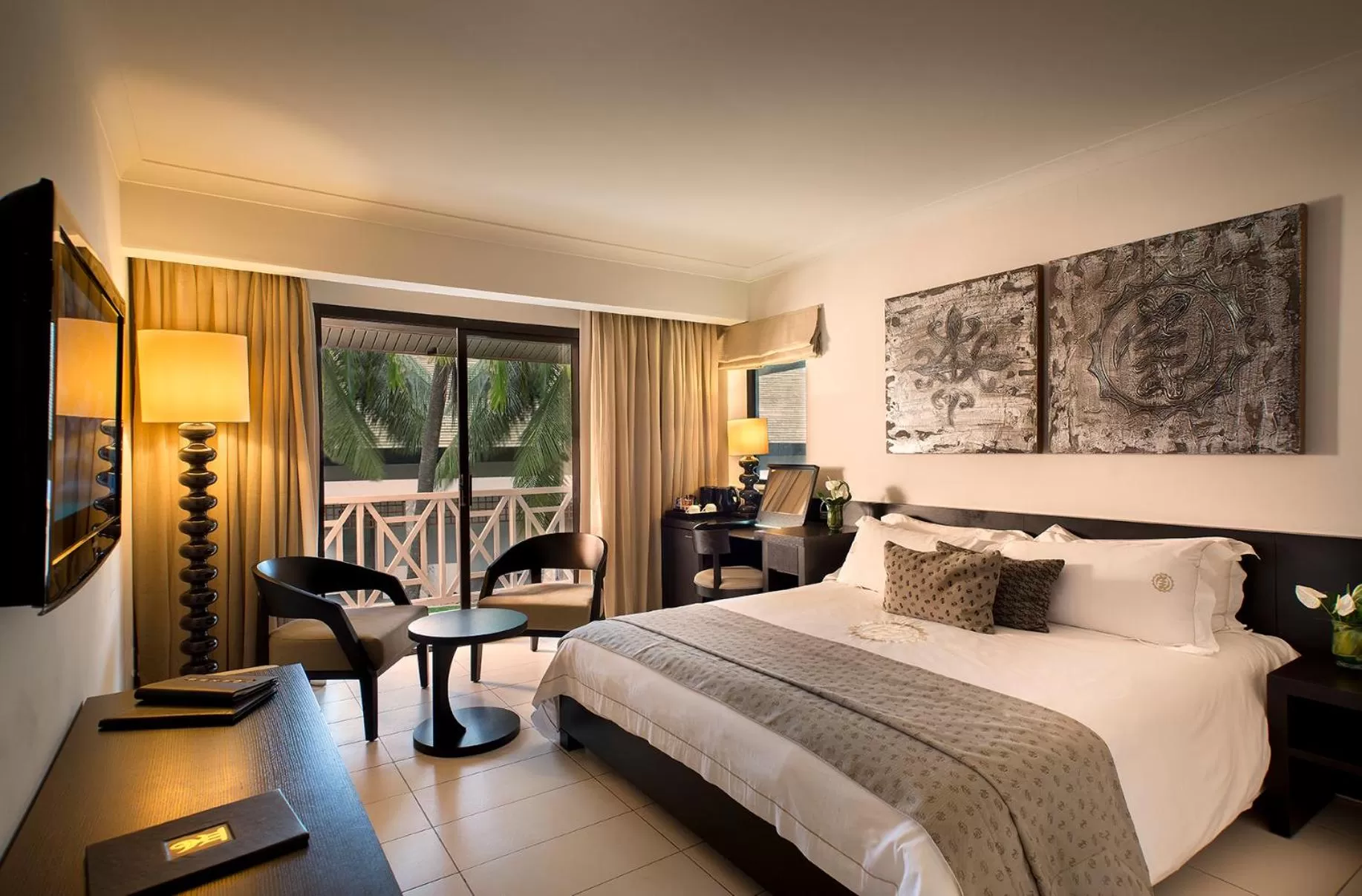 Bed in Labadi Beach Hotel