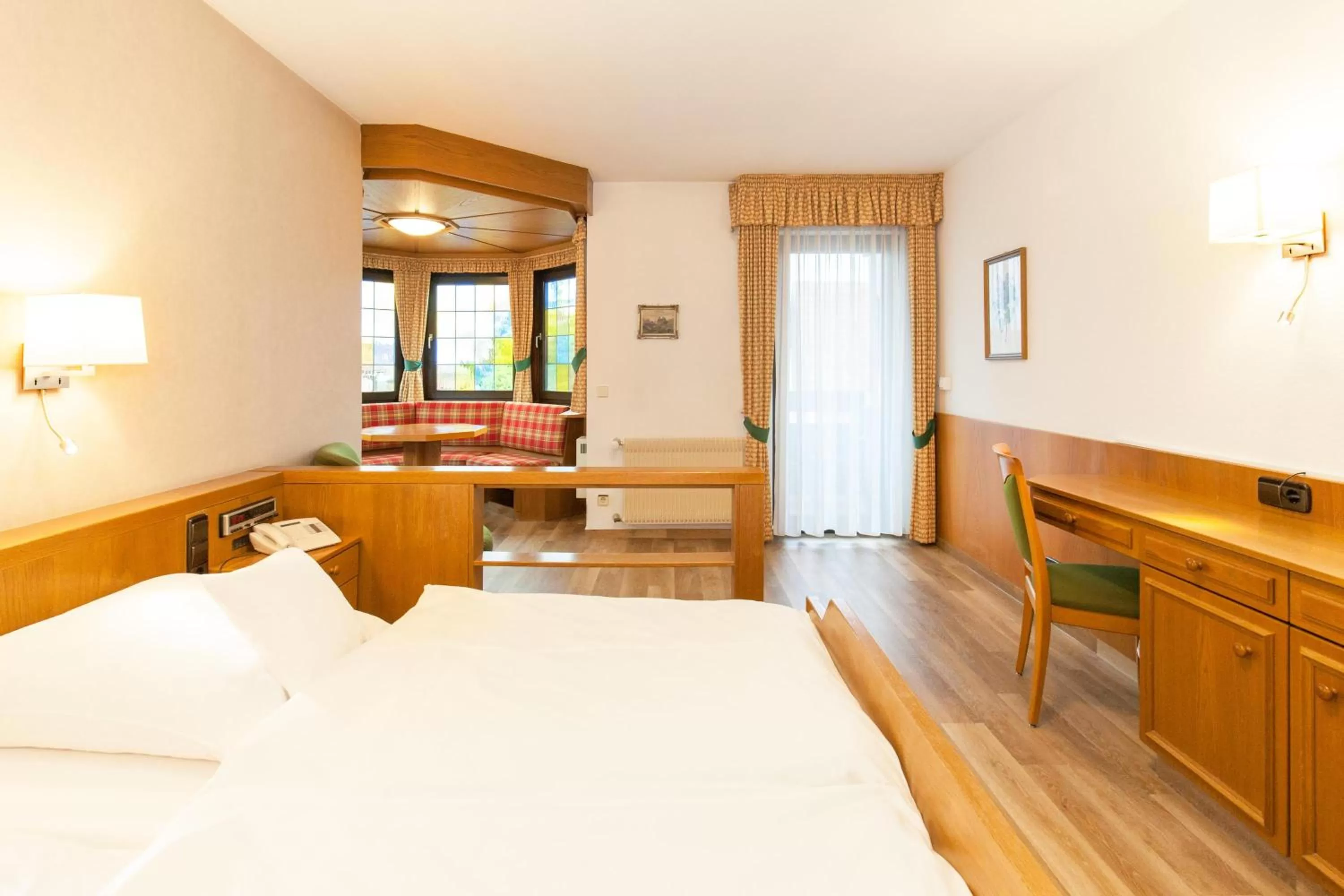 Photo of the whole room, Bed in Landgasthof Hotel Hirsch