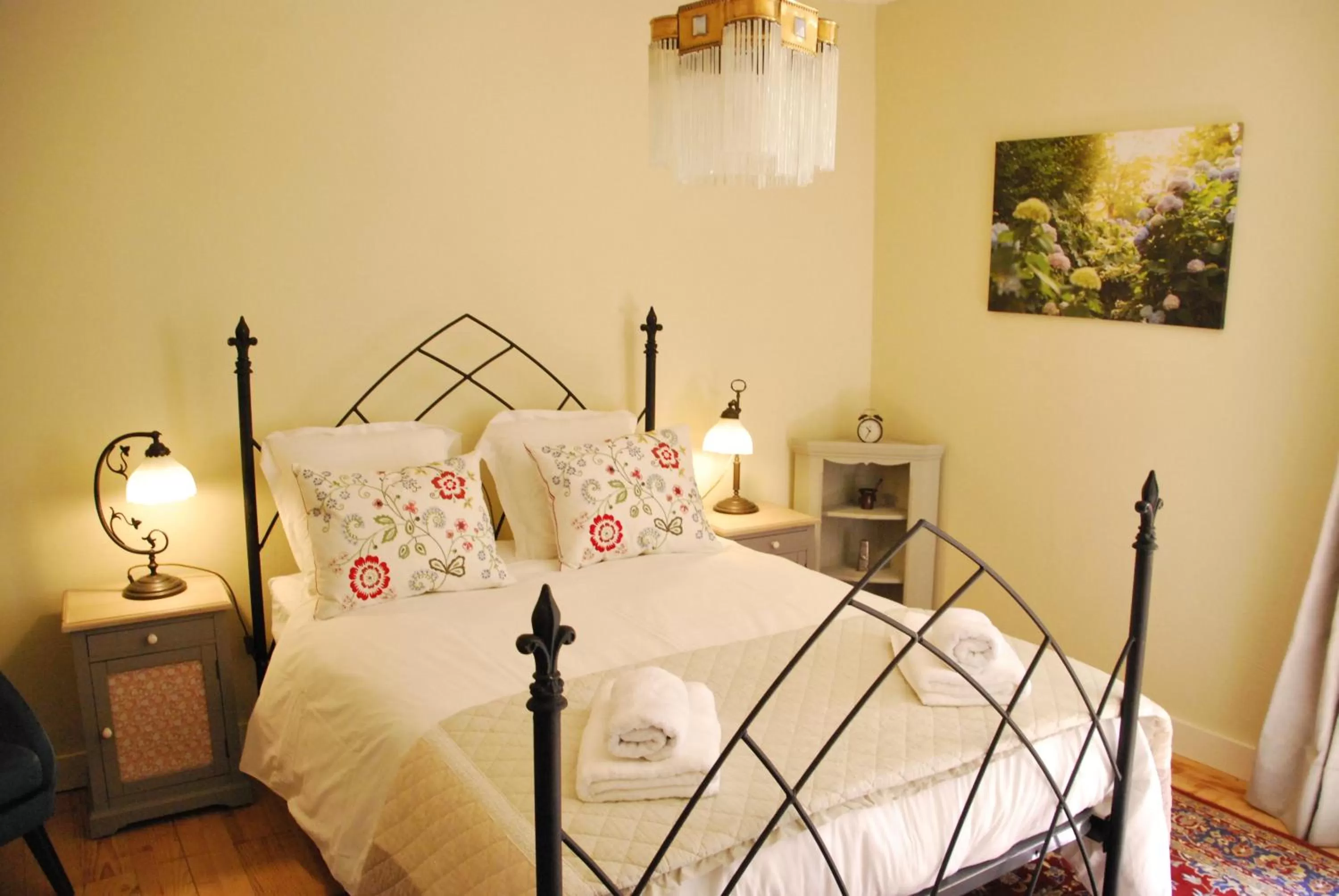 Bedroom, Bed in Chambre d'Hôtes Le Moulin Bertrand