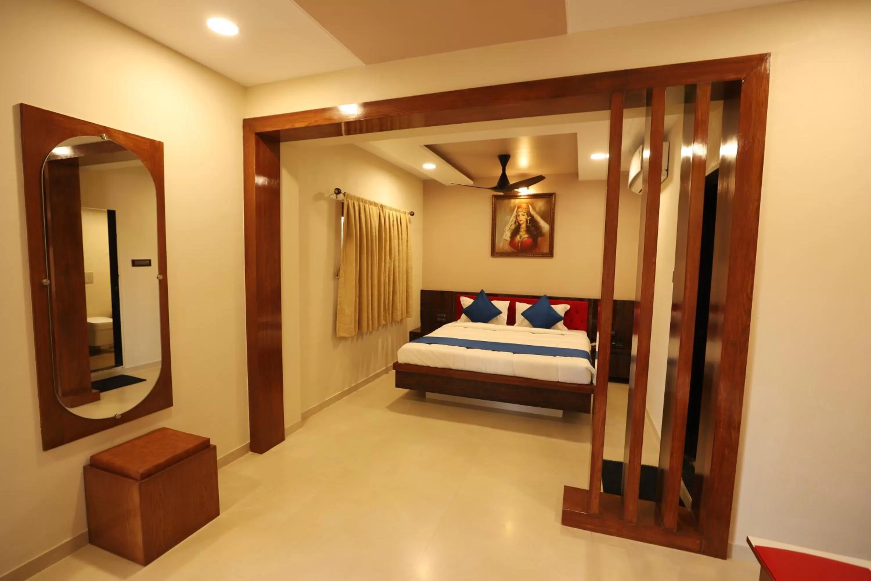 Bed in Raaj Resort