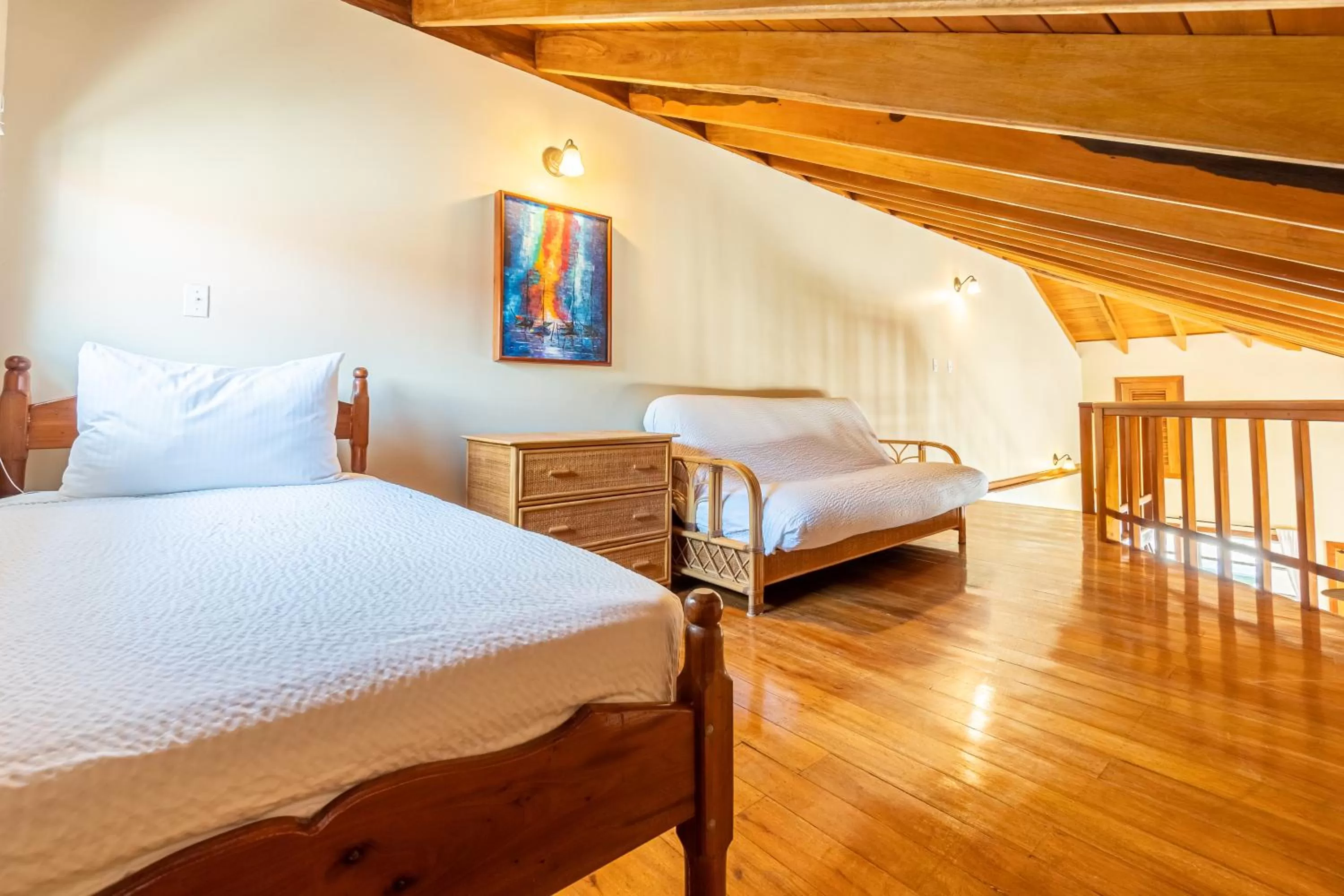 Bed in Belizean Shores Resort