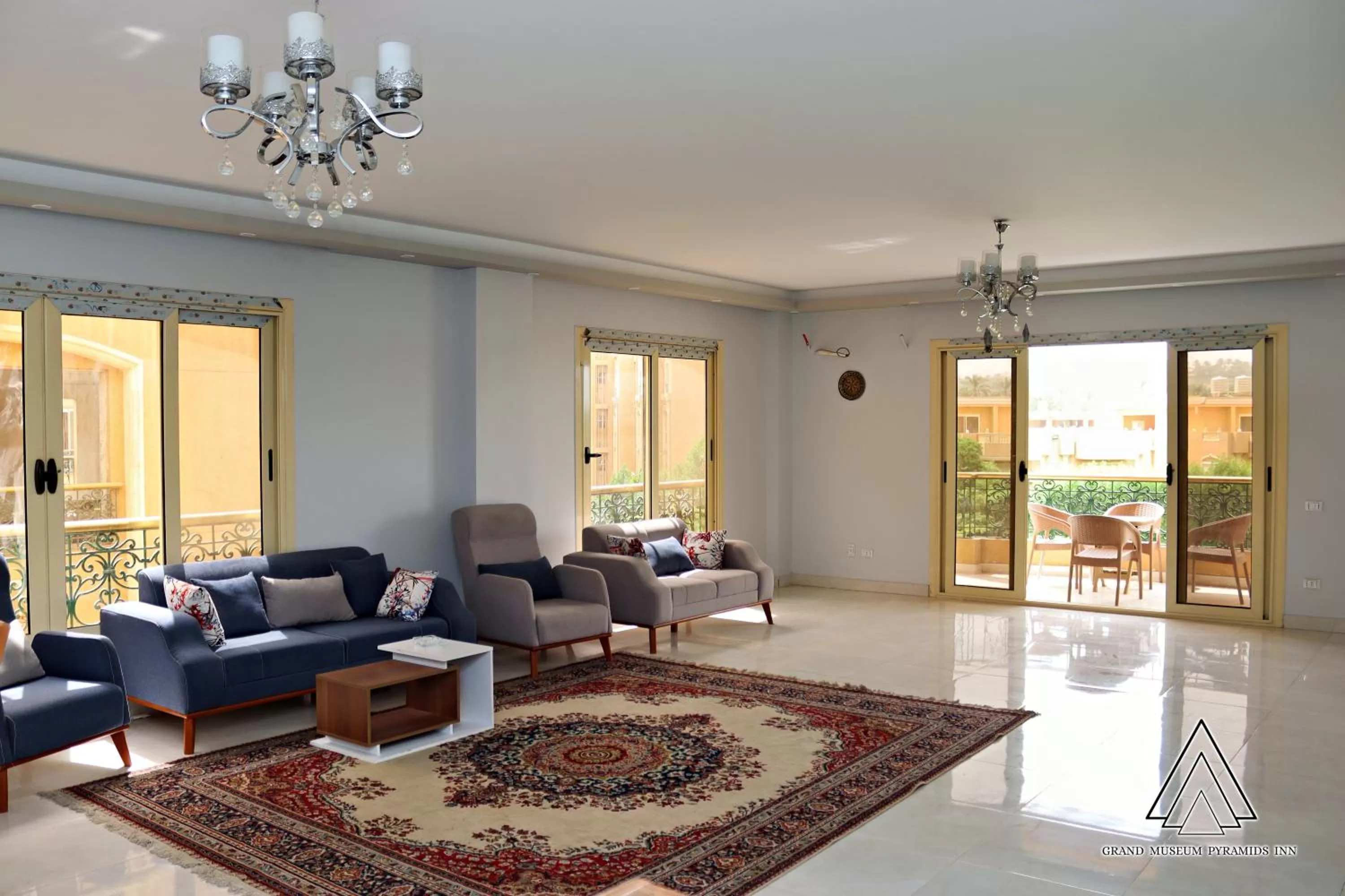 Lobby or reception in Grand Museum Pyramids Inn