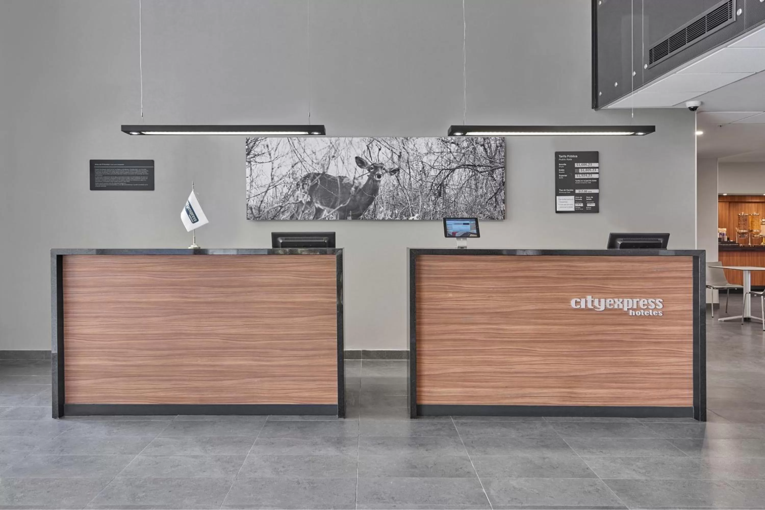 Lobby or reception in City Express by Marriott Monterrey Lindavista