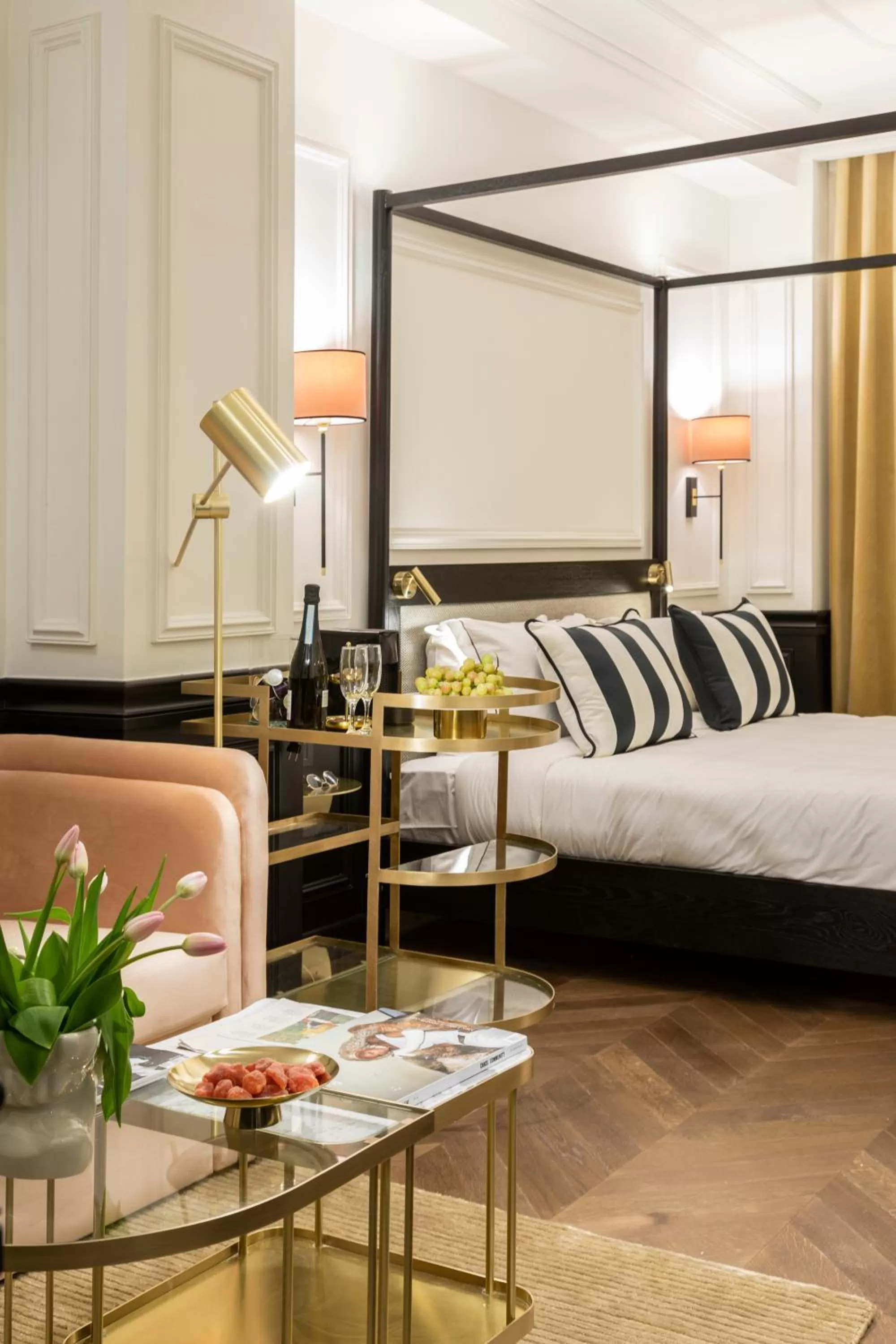 Decorative detail, Bed in Villa Brown Ermou, a member of Brown Hotels