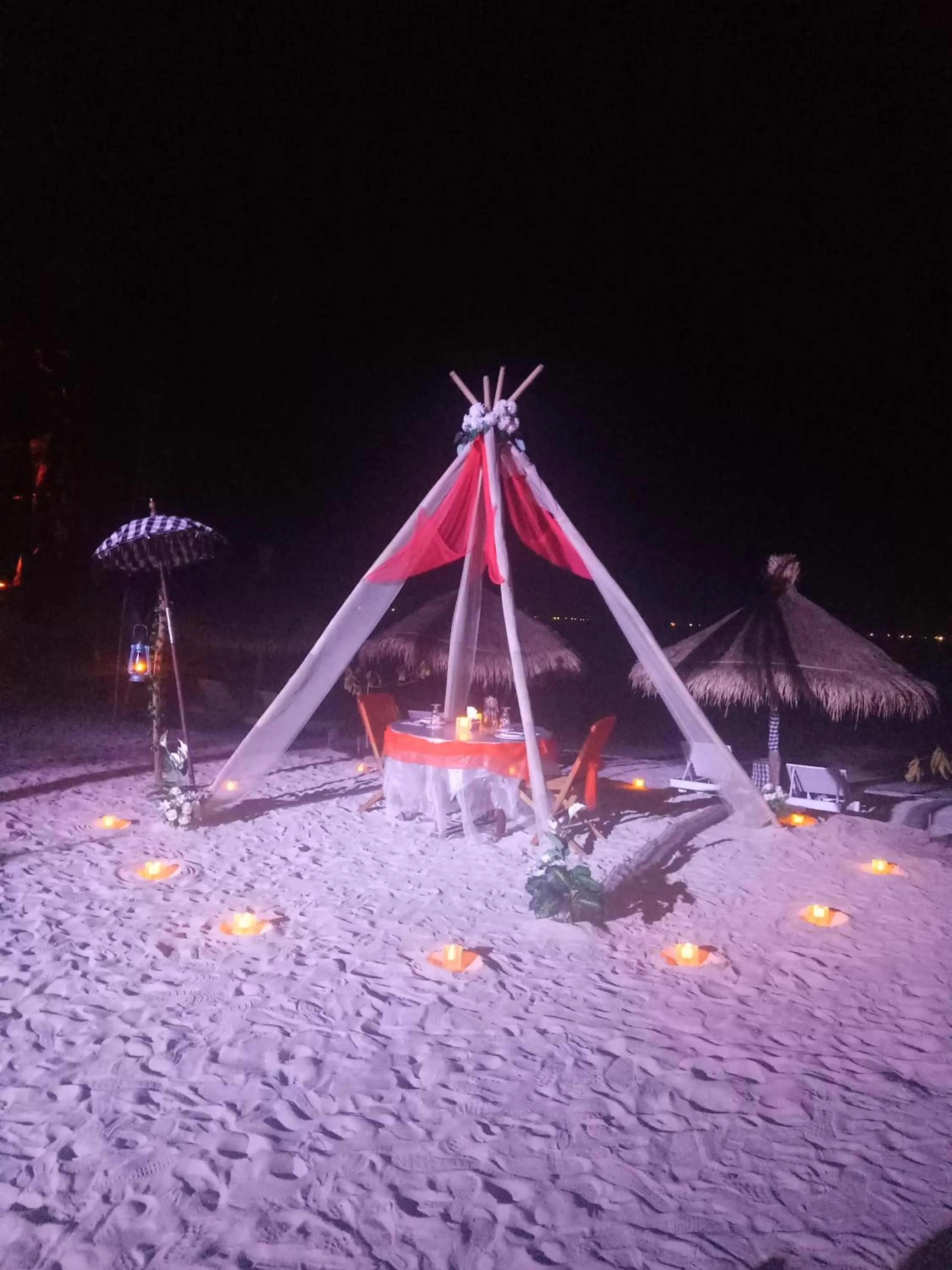 Property building in Madu Tiga Beach and Resort