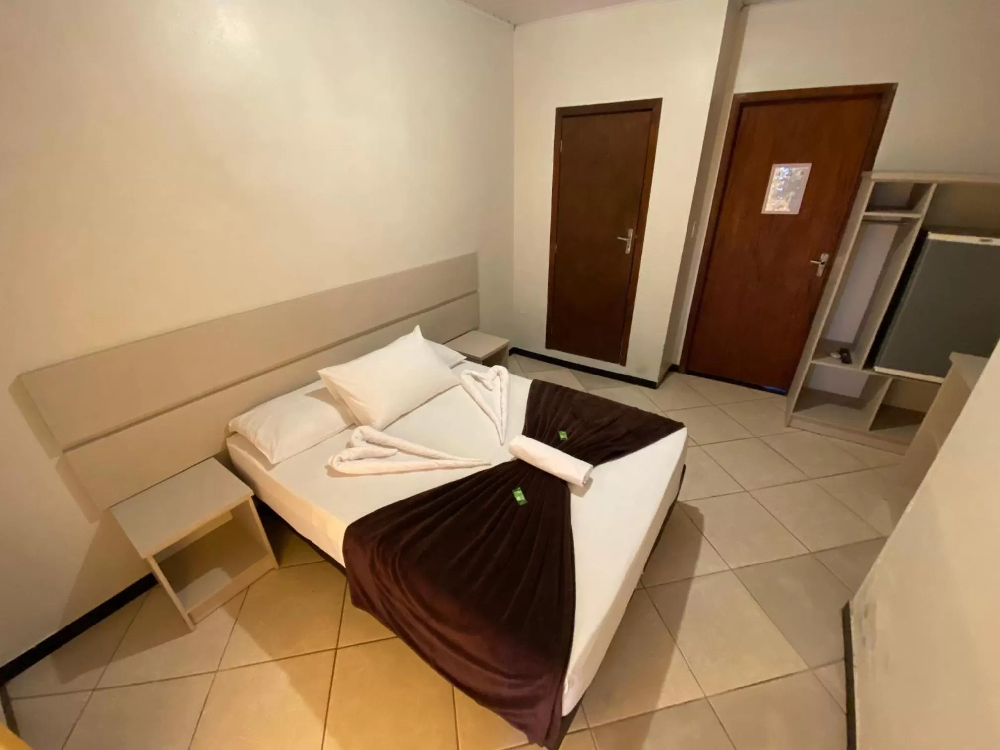 Bed in Hotel Panorâmico