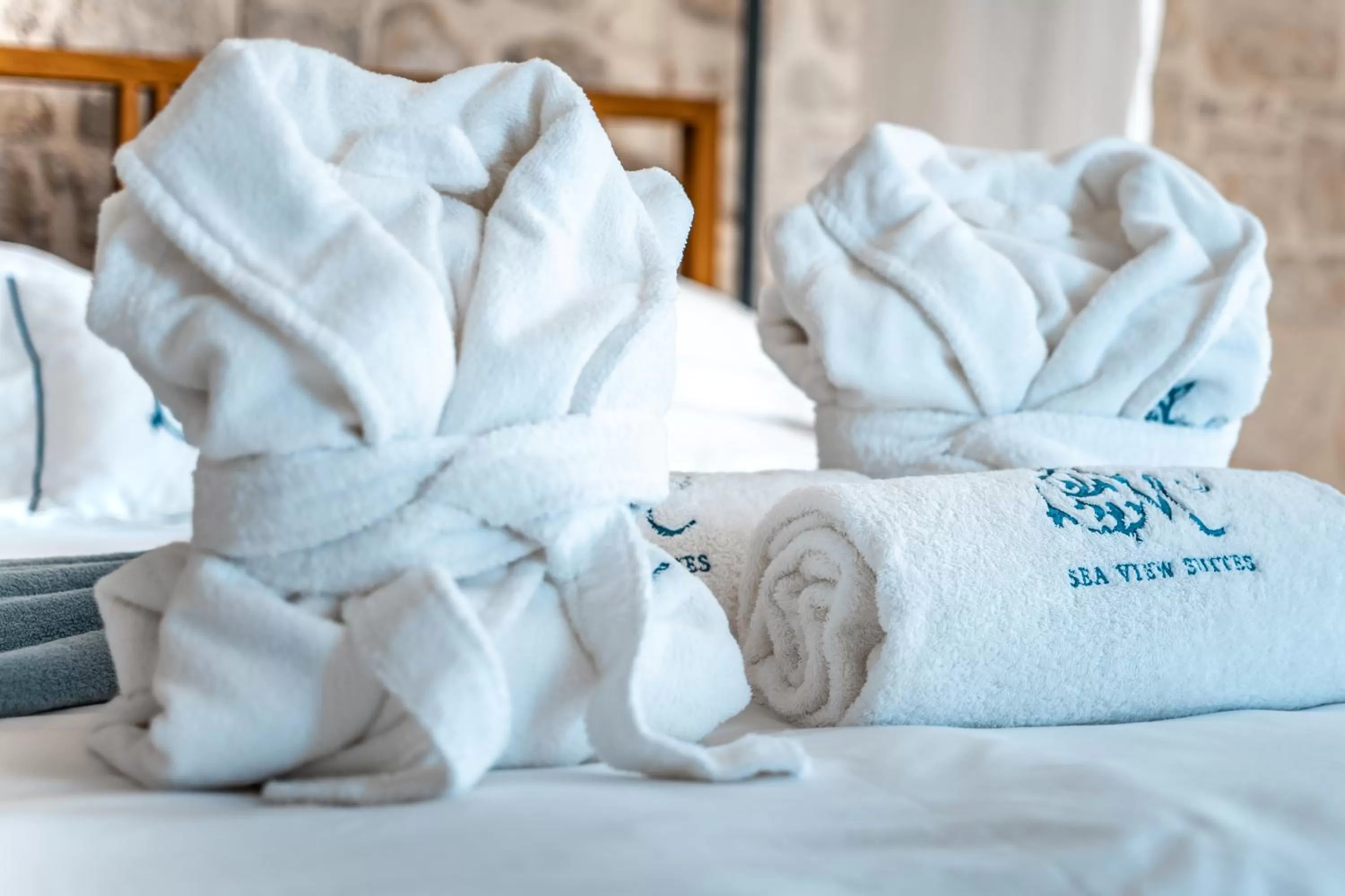 Bed in Antico Mondo Rooms & Suites