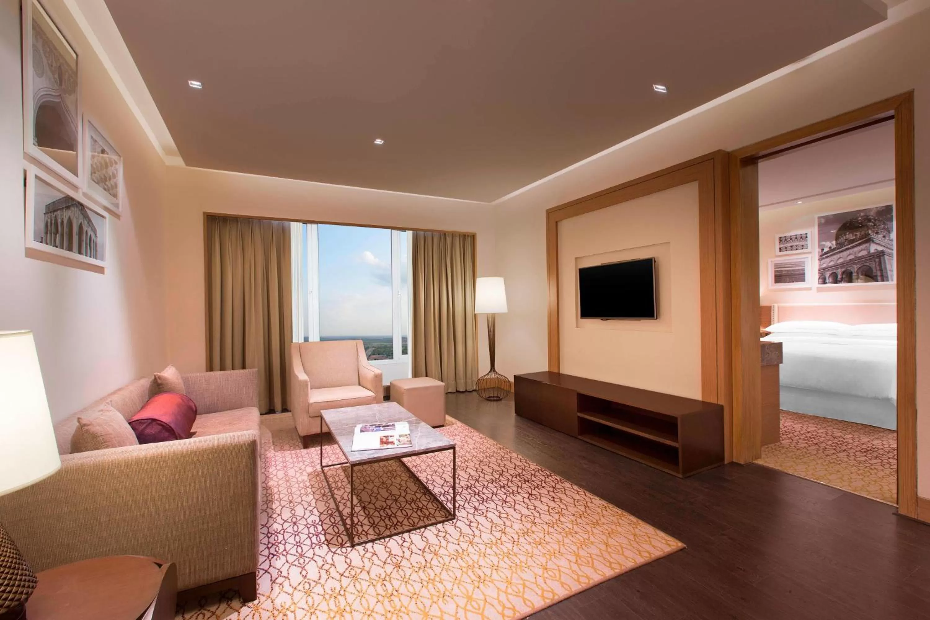 Living room in Sheraton Hyderabad Hotel