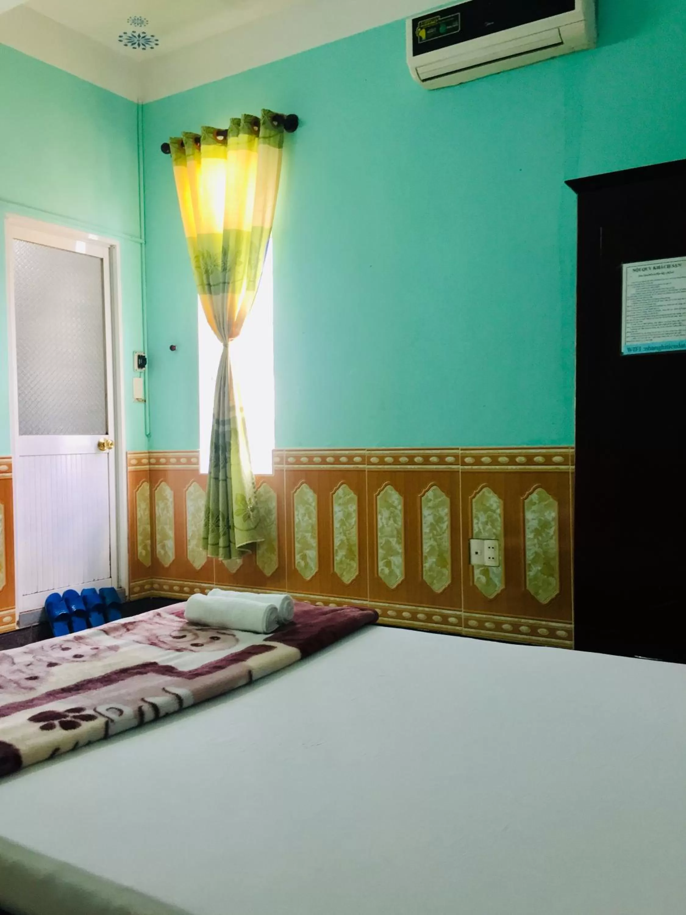 Bed in Tien Dat Motel