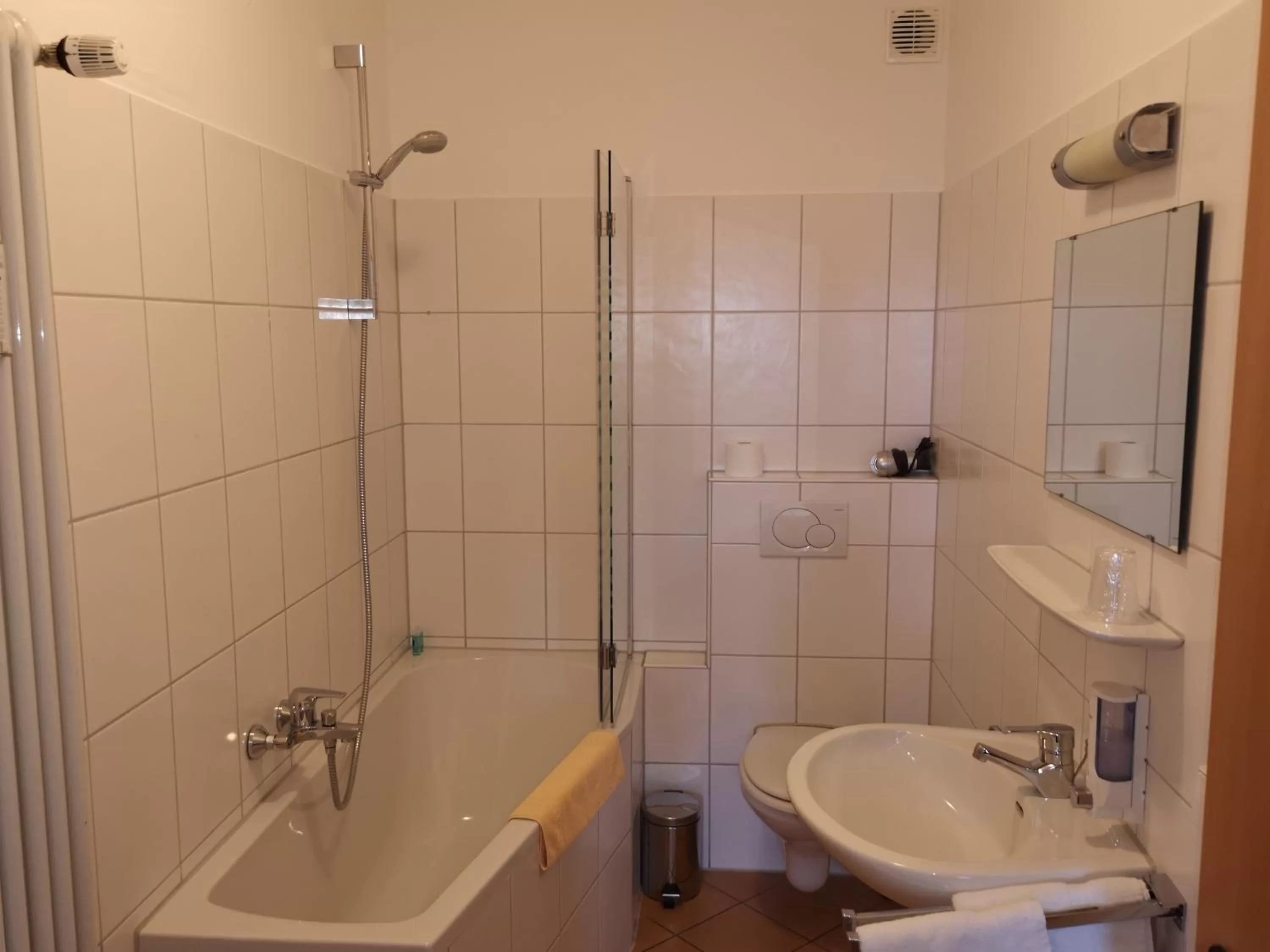 Toilet in Tuniberg Restaurant Hotel