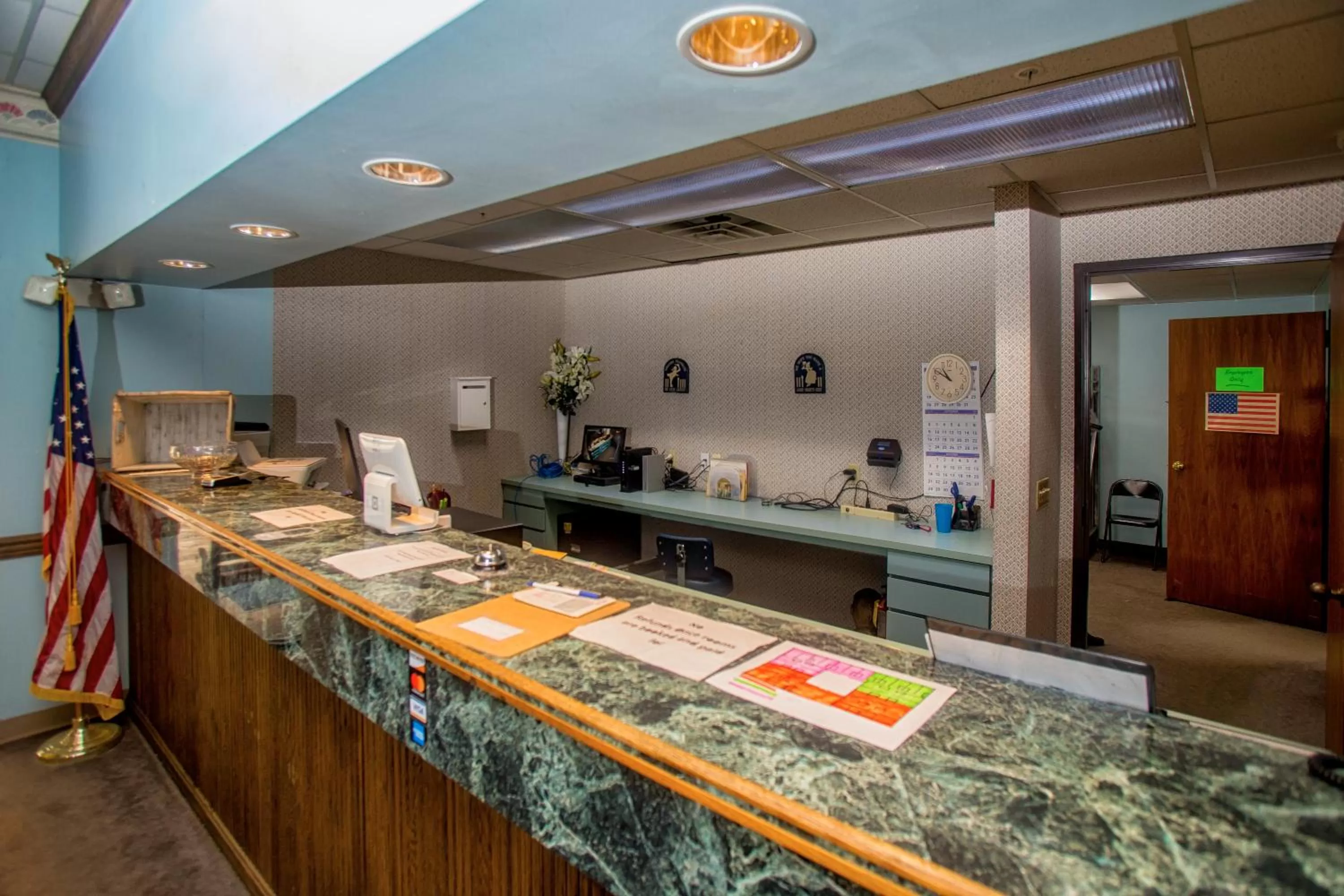 Lobby or reception in Lafayette Inn