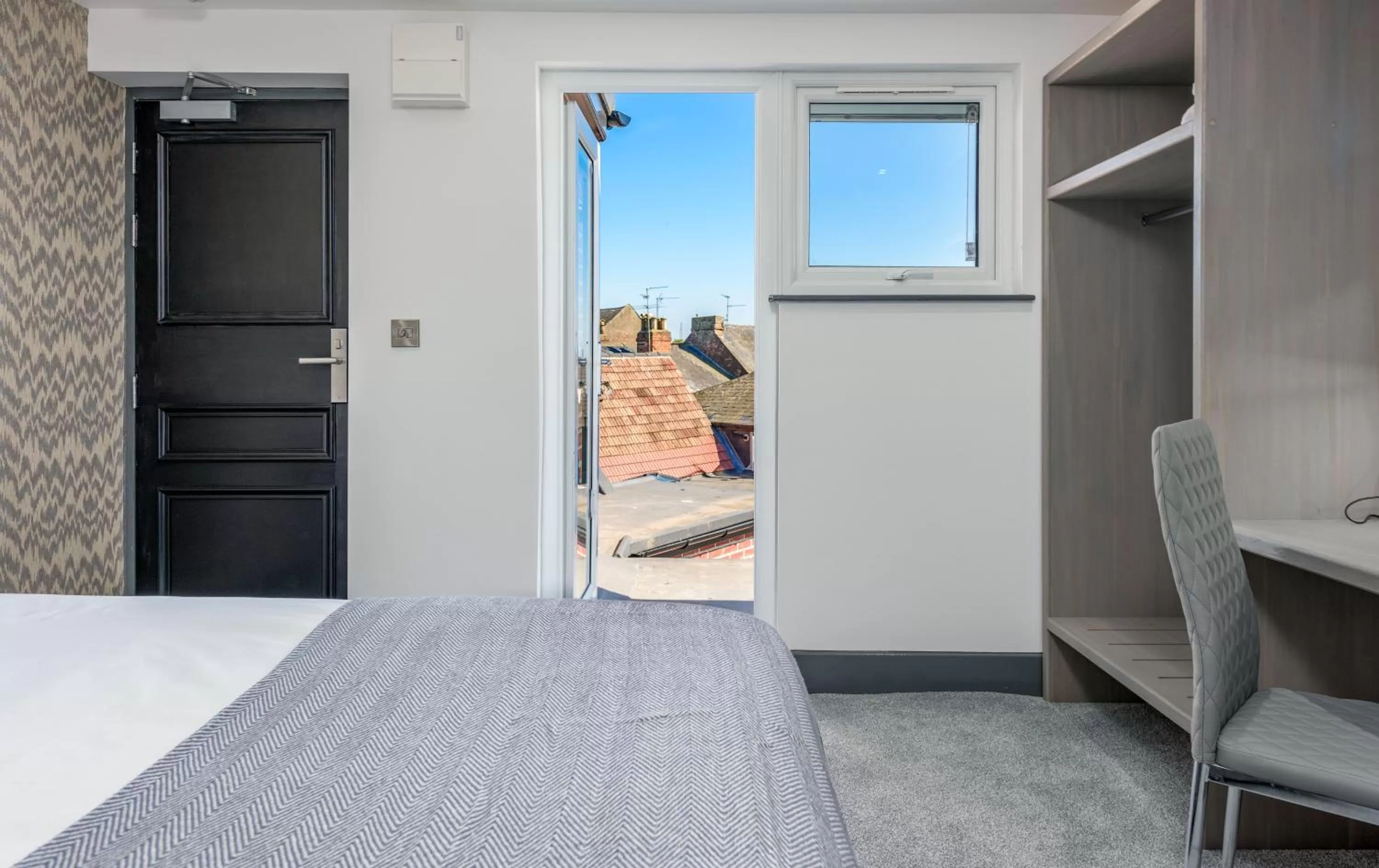 Bedroom, Bed in The Stanley Hotel