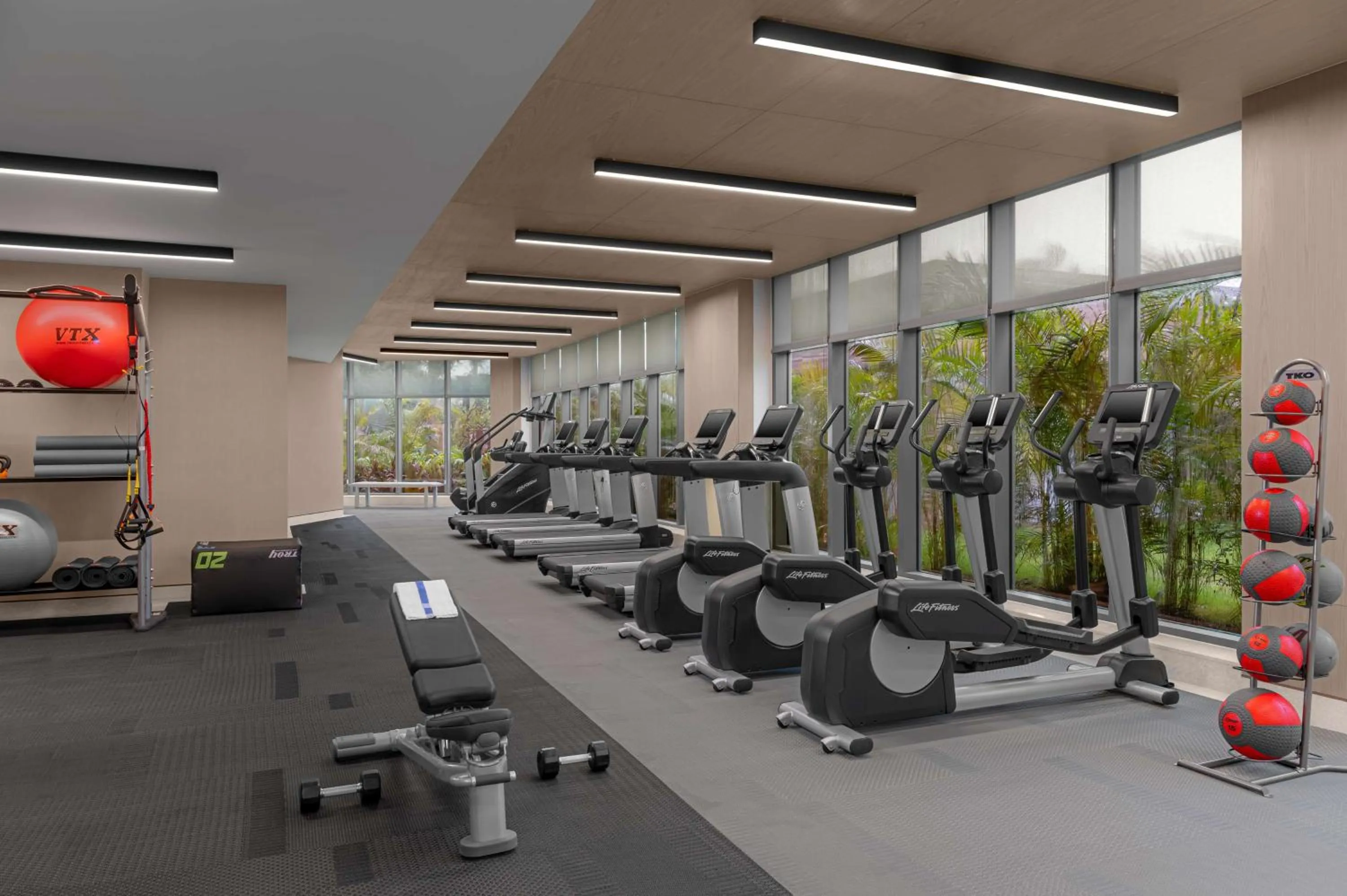 Fitness centre/facilities in Waldorf Astoria Riviera Maya