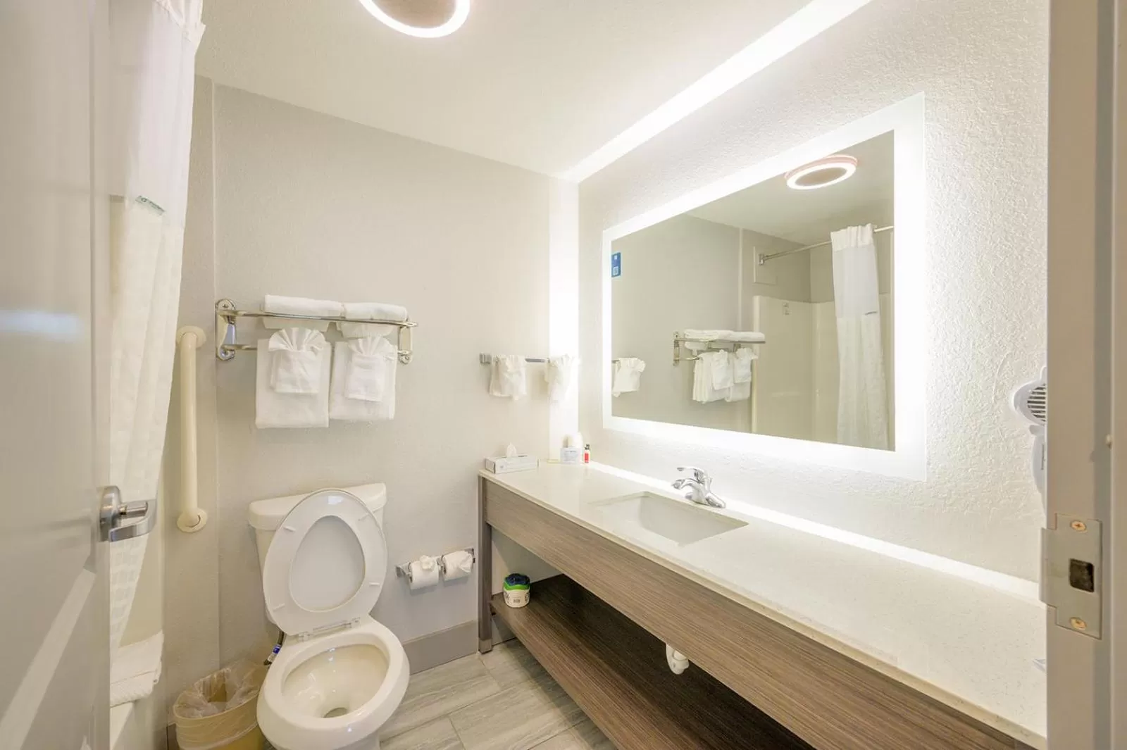 Bathroom in Hawthorn Extended Stay by Wyndham Panama City Beach