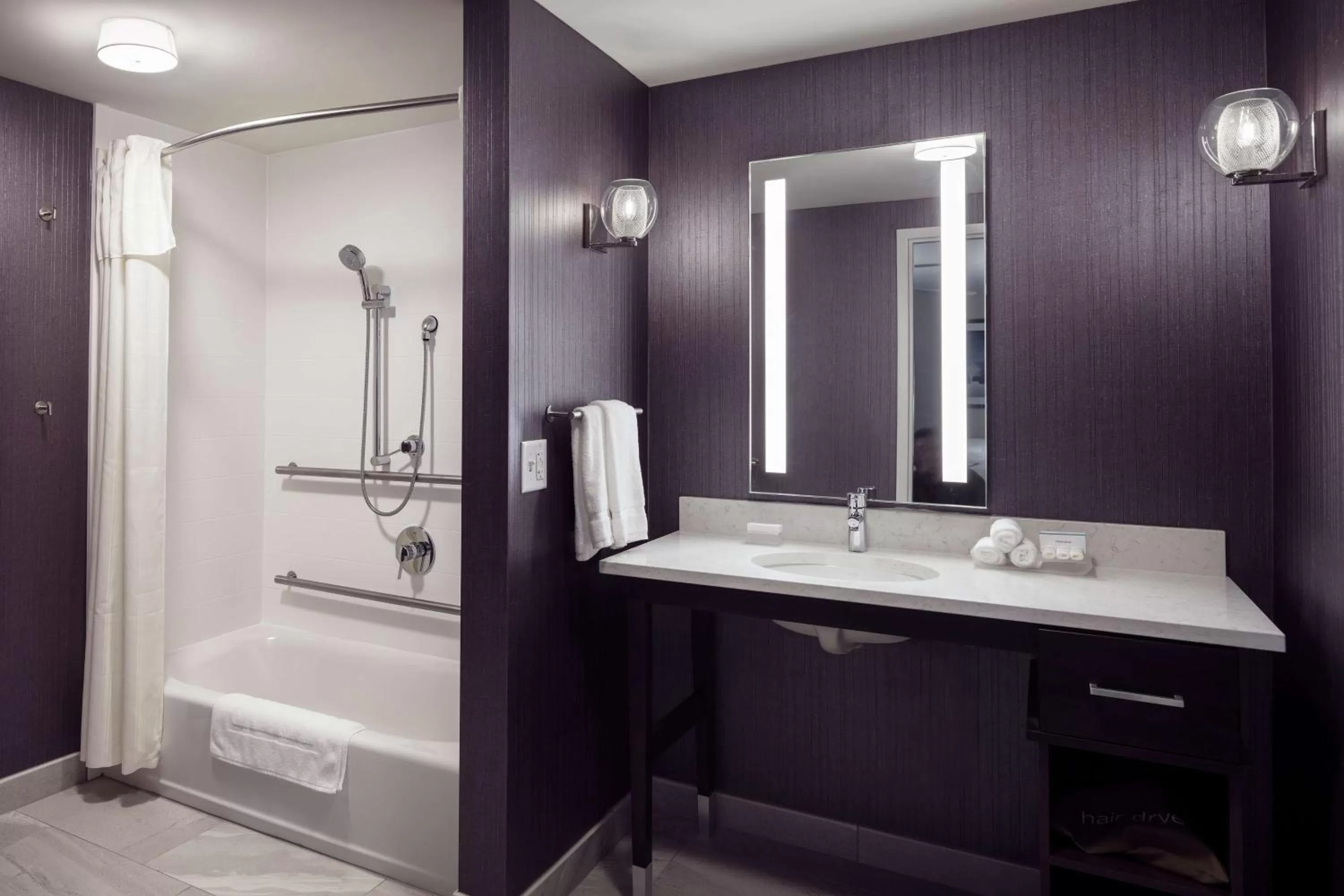 Bathroom in Homewood Suites by Hilton Needham Boston