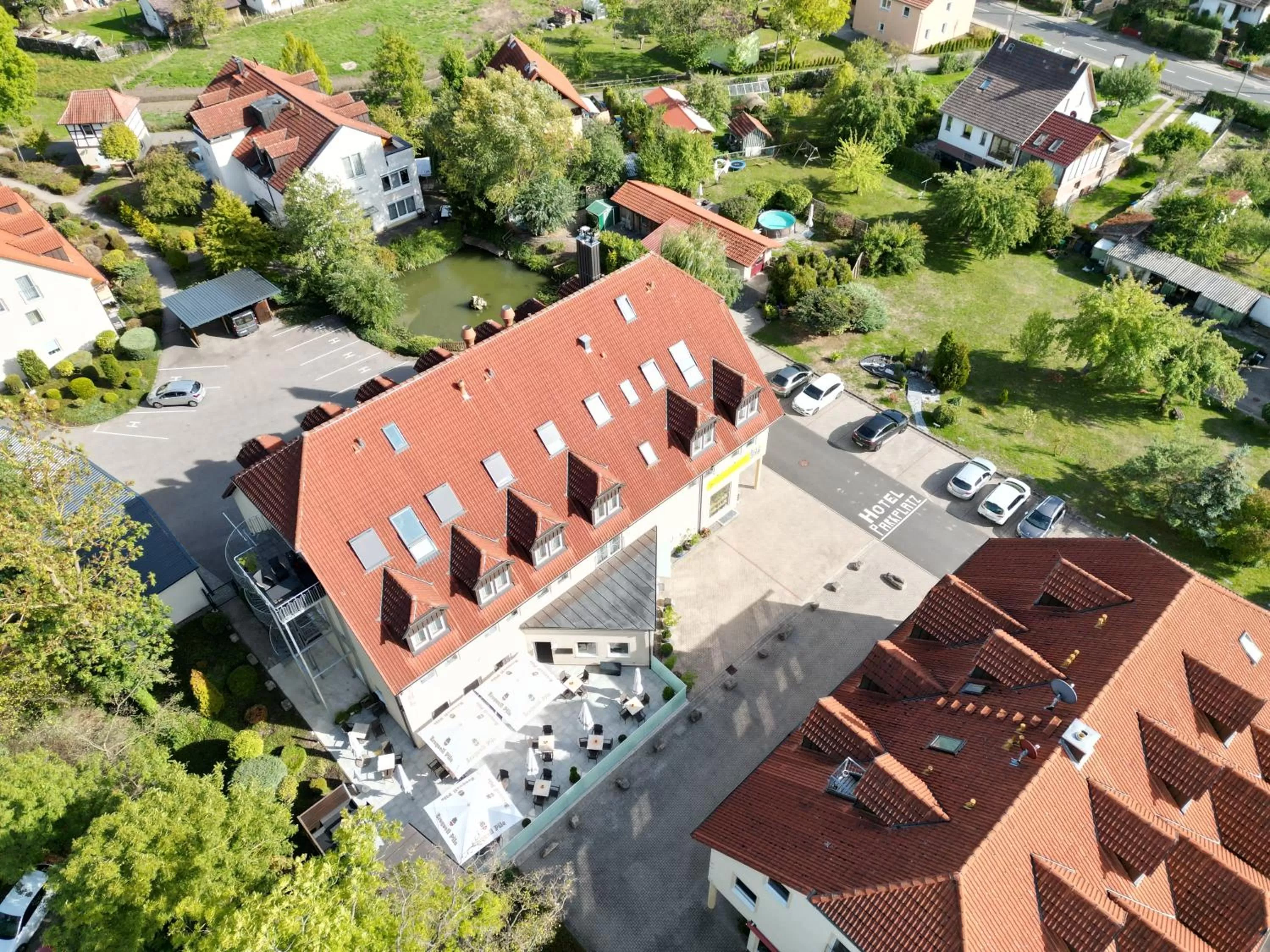 Garden in Hotel Zum Hirsch