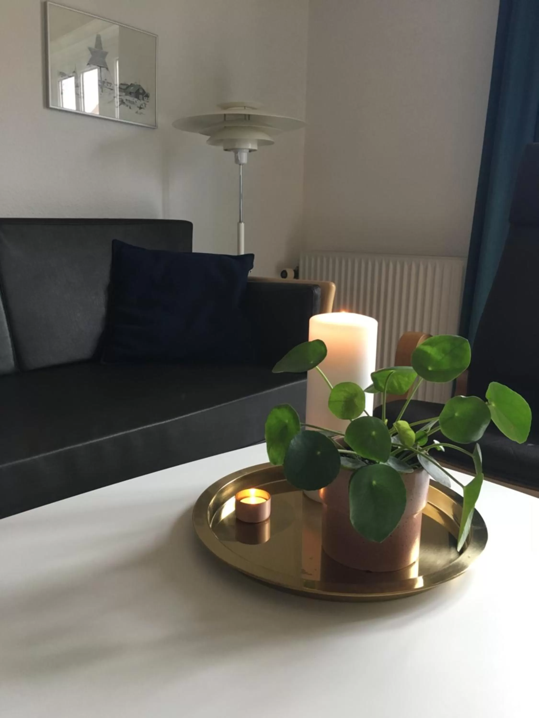 Living room in Løkken Badehotel Apartments