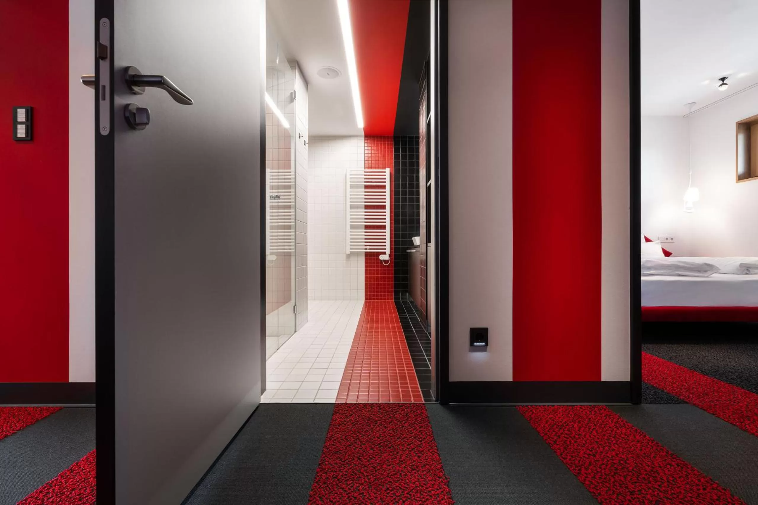 Bathroom, Bed in Laurichhof