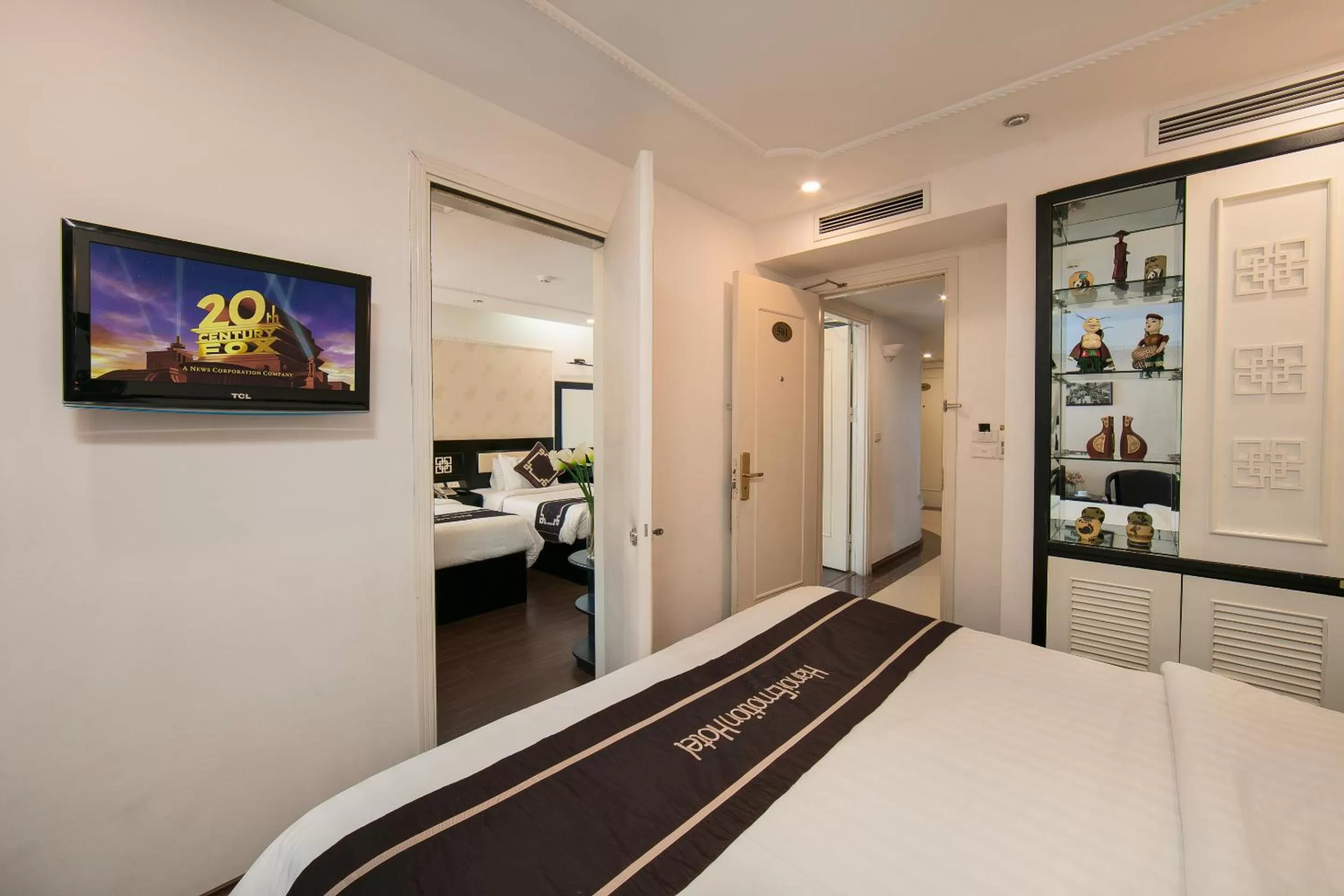 Bed in Hanoi Emotion Hotel