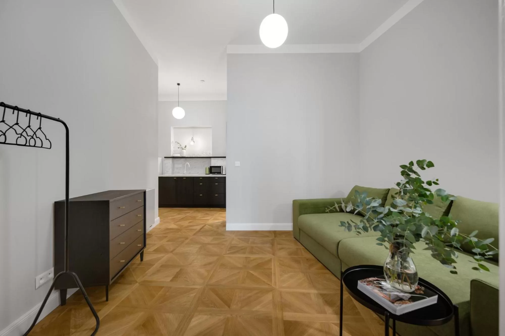 Seating area in Palace Apartments