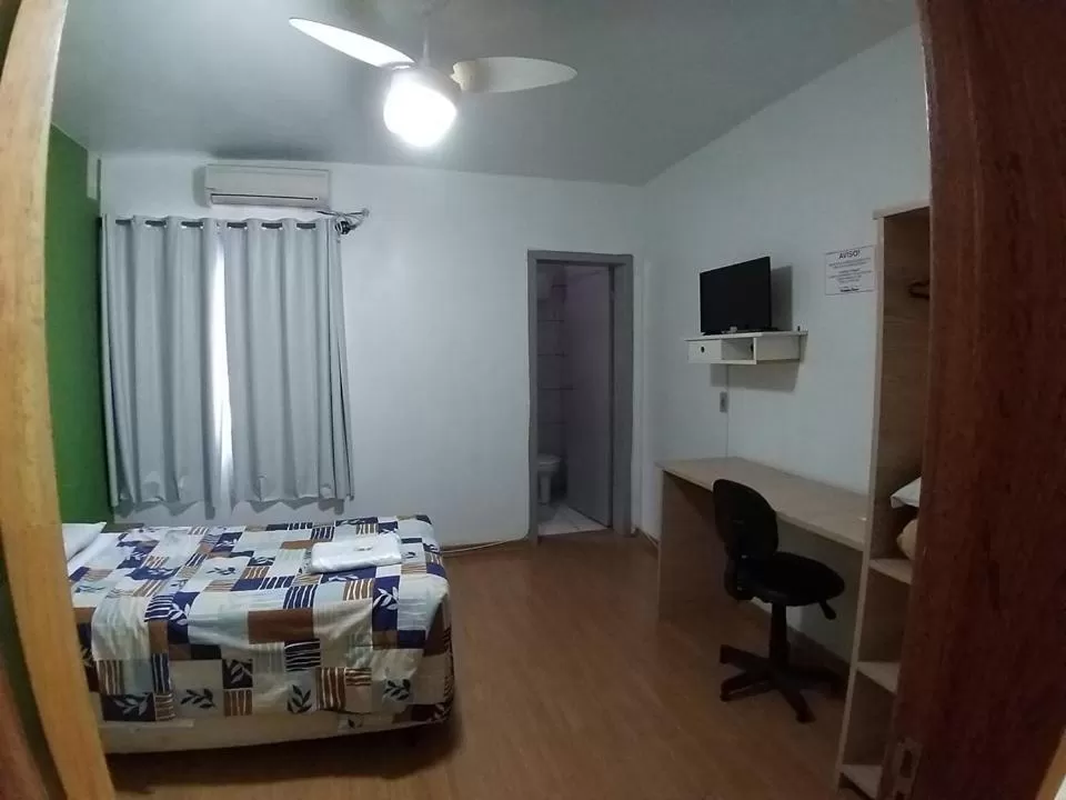 Bed in Hotel Pousada Sinos