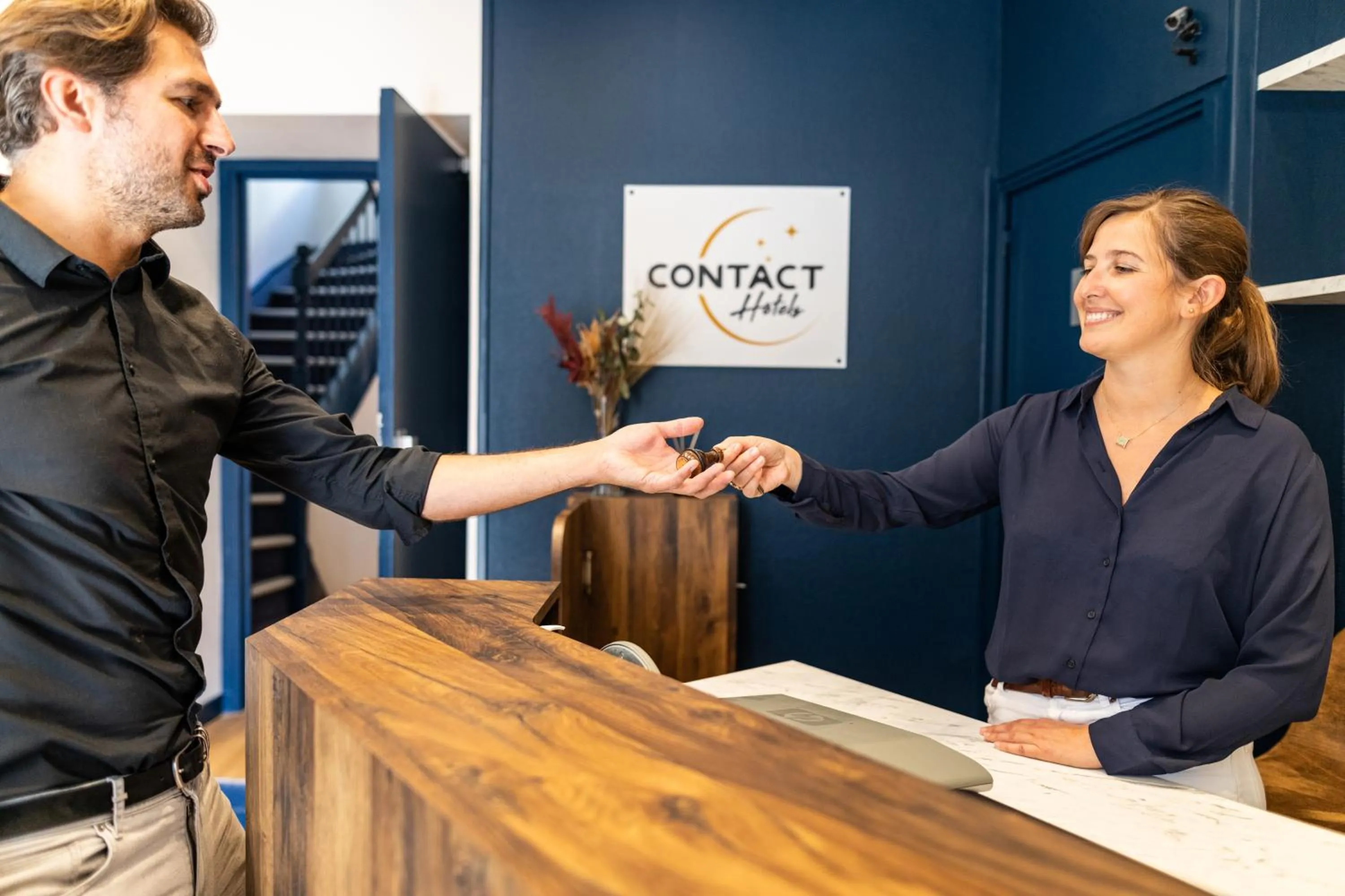 Lobby or reception in Atlantic Hotel Rennes Centre Gare