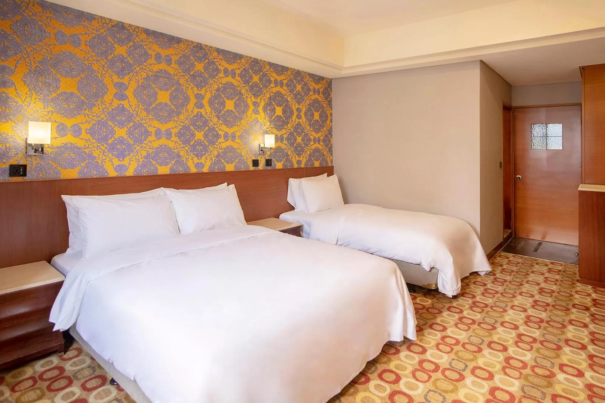 Bed in Hej Taipei Arena Hotel