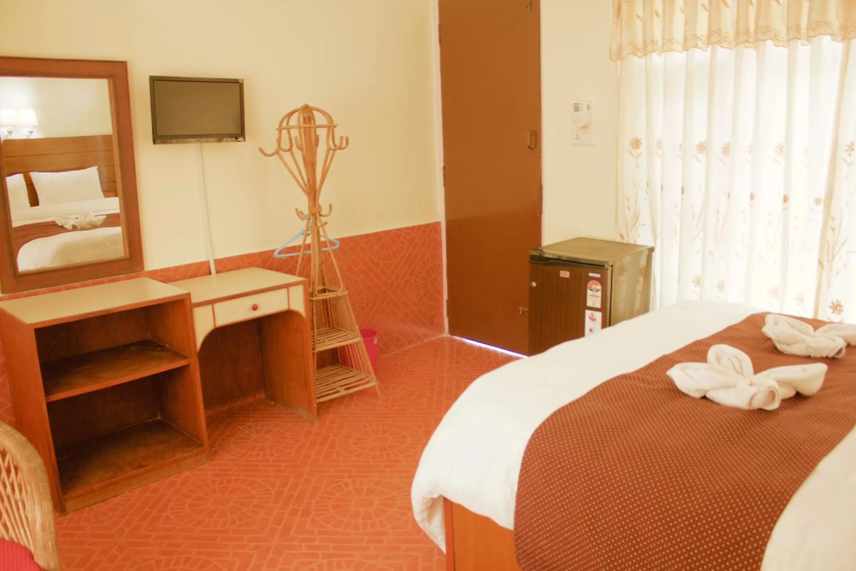 Bed in Hotel Himalayan Inn