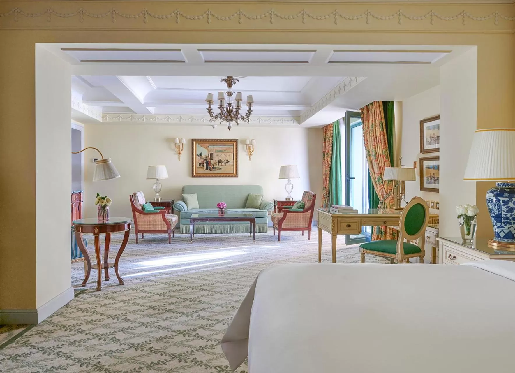 Living room, Bed in Four Seasons Hotel Alexandria At San Stefano