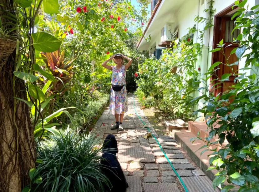 Property building, Garden in Villa Jacaranda