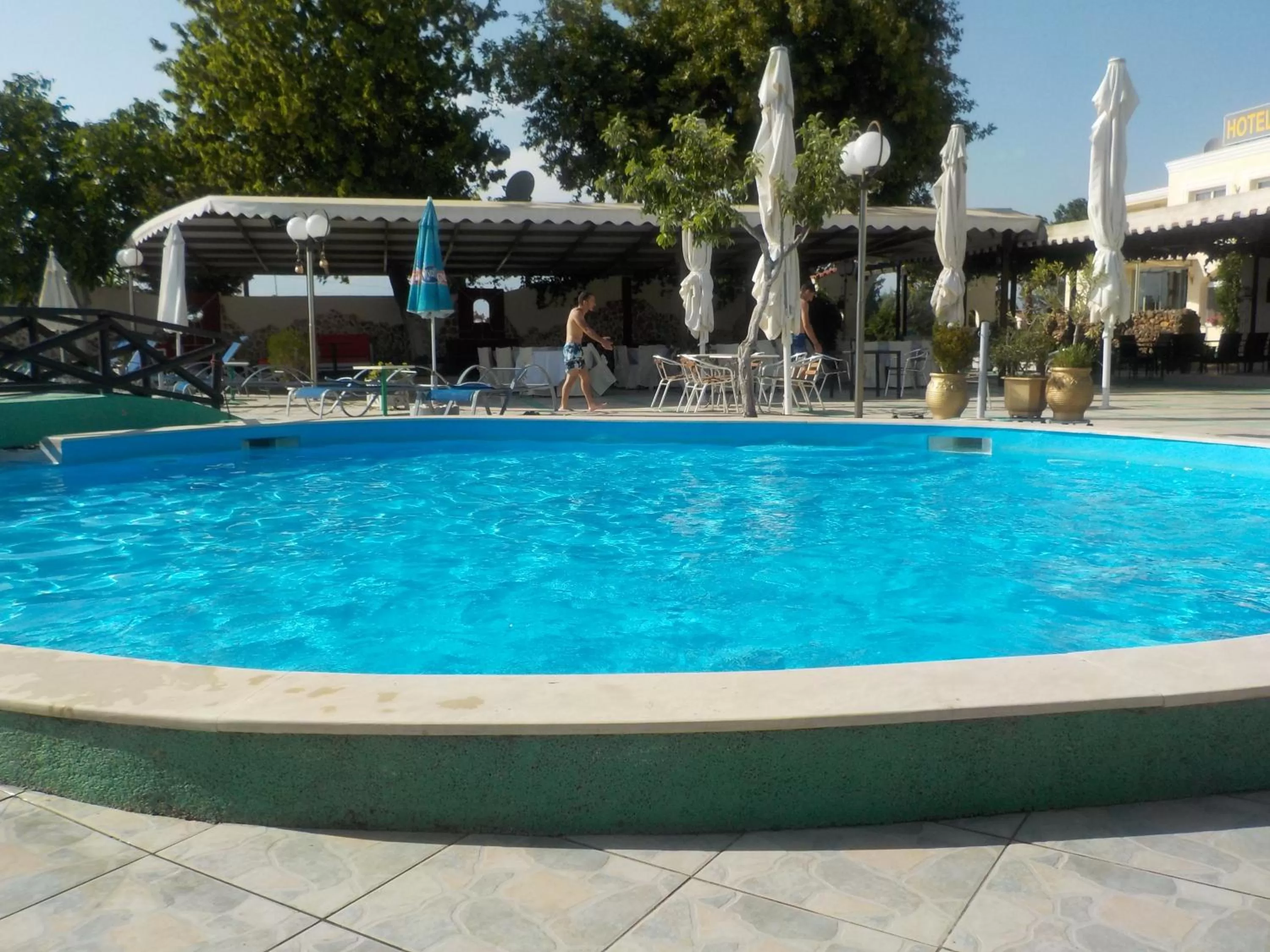 Swimming pool in Achillion Palace
