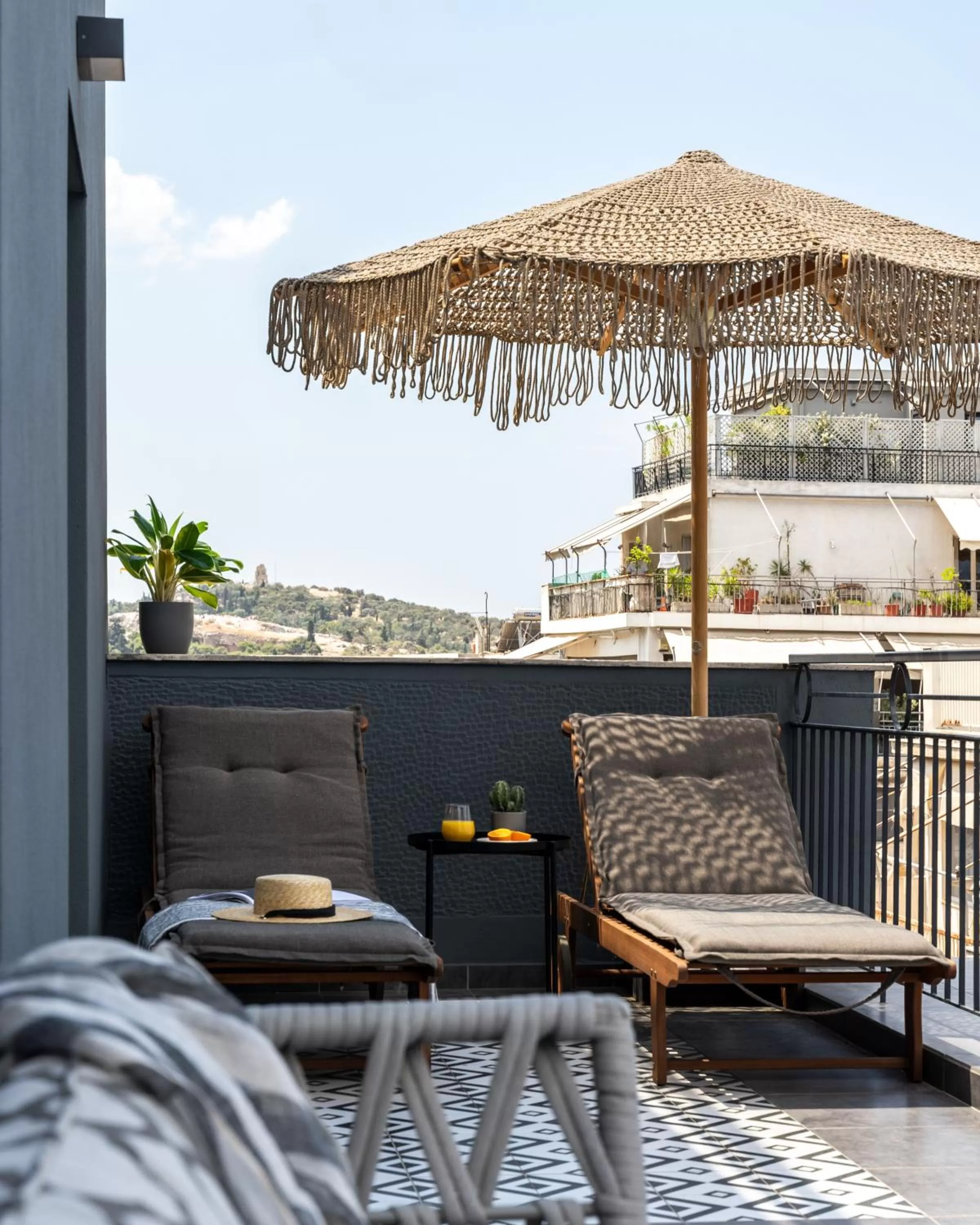 Balcony/Terrace in Play Theatrou Athens a member of Brown Hotels