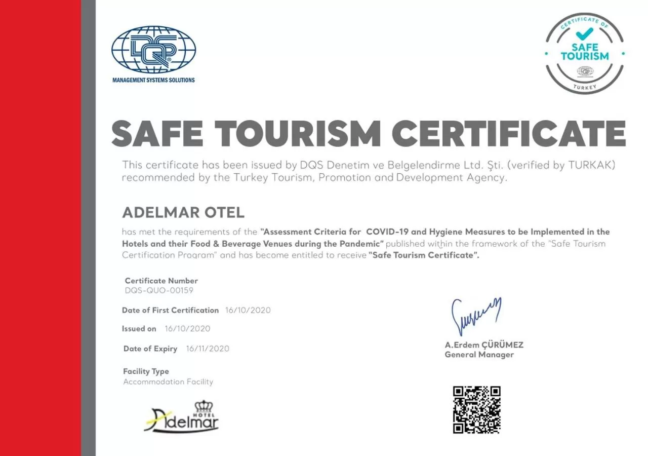 Property logo or sign in Adelmar Hotel Istanbul Sisli