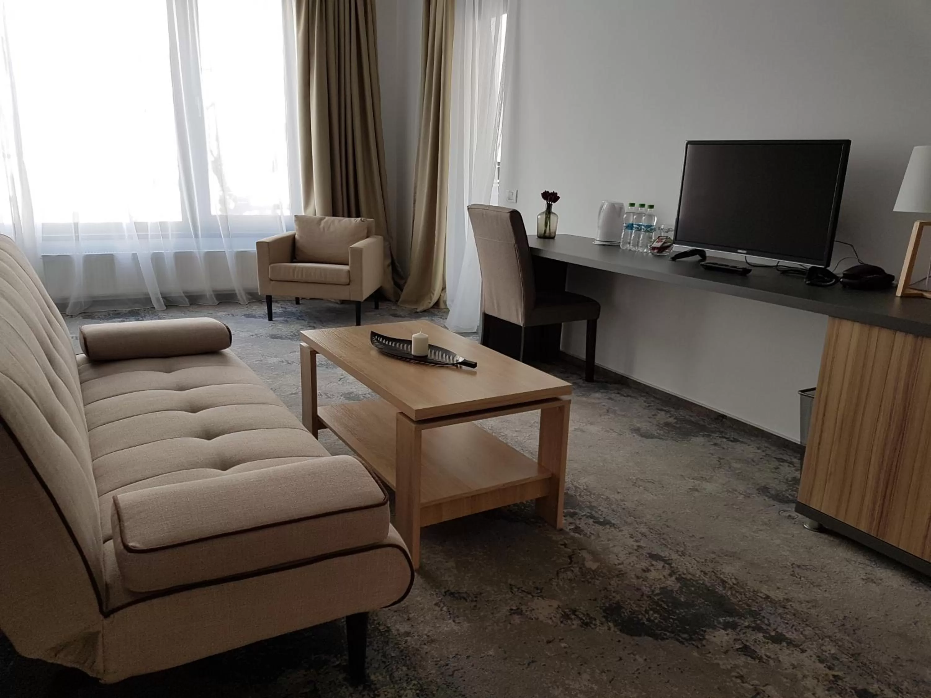 Living room in YMY Boutique Residence