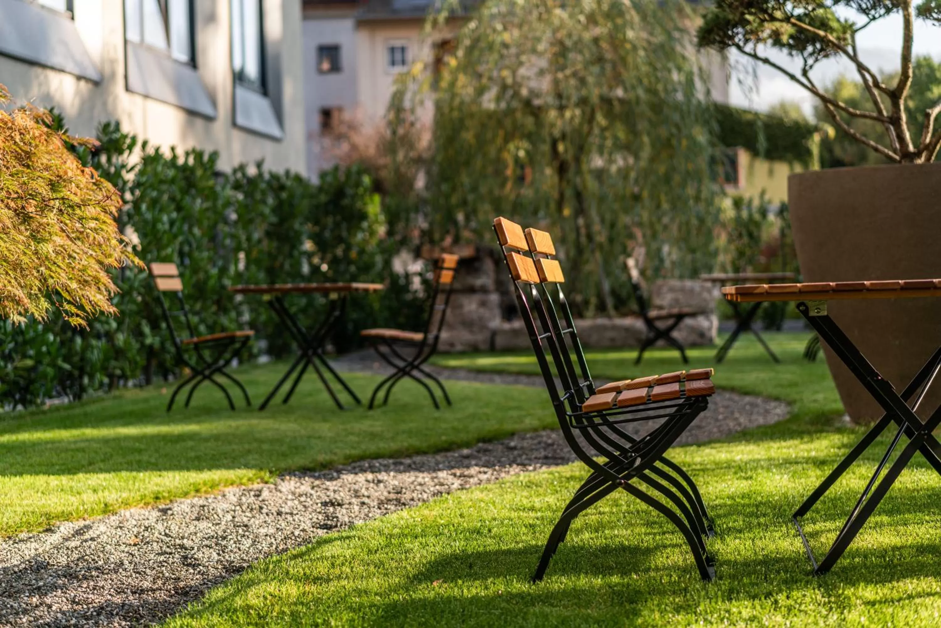 Garden in Rufi's Hotel Innsbruck